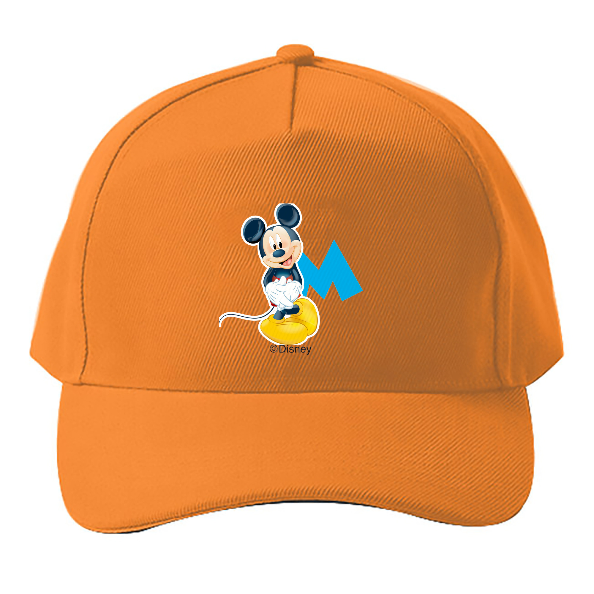 （画像用） ミッキーマウス Mickey Mouse ベースボールキャップ 綿100％ 男女兼用 帽子 スポーツ