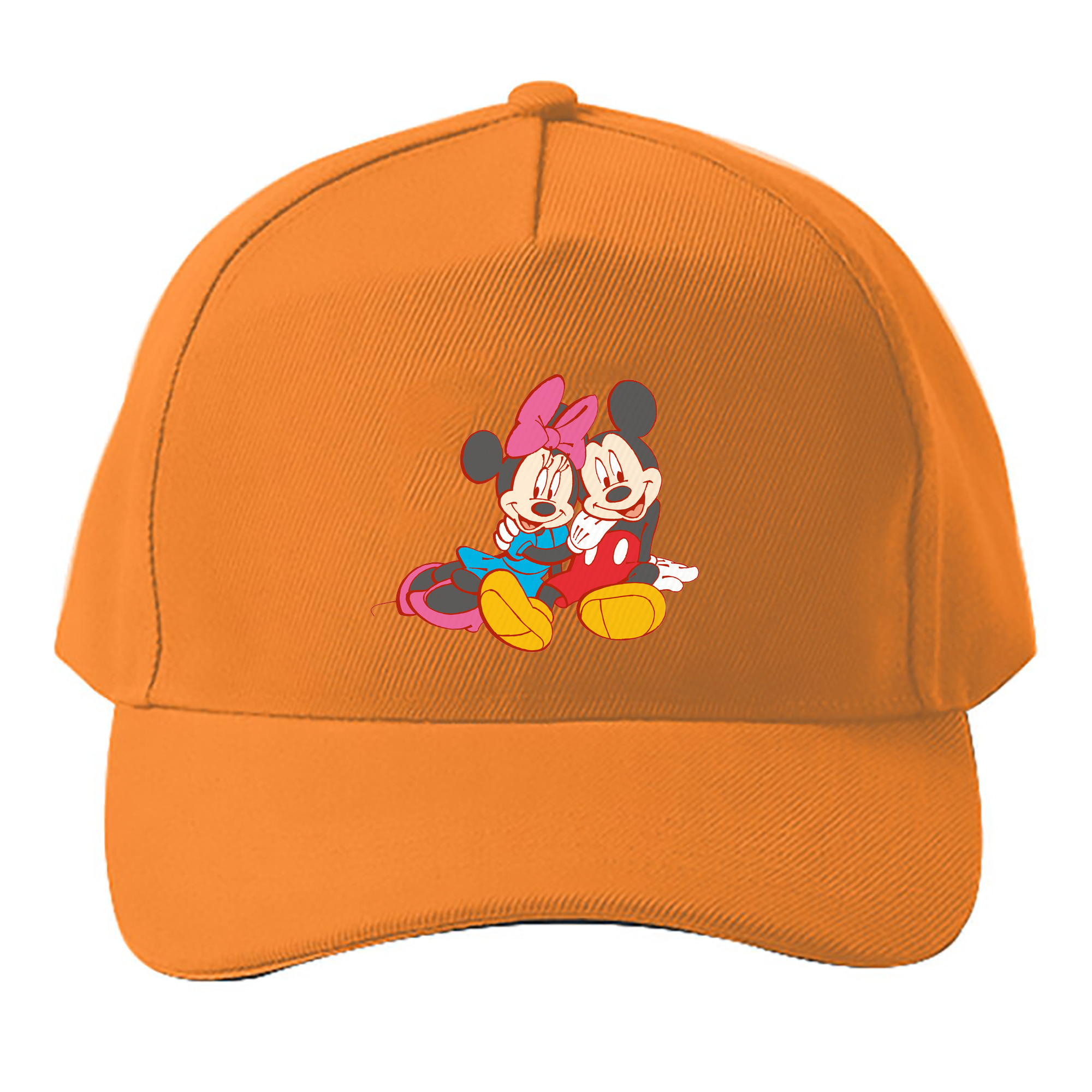 （画像用） ミッキーマウス Mickey Mouse ベースボールキャップ 綿100％ 男女兼用 帽子 スポーツ