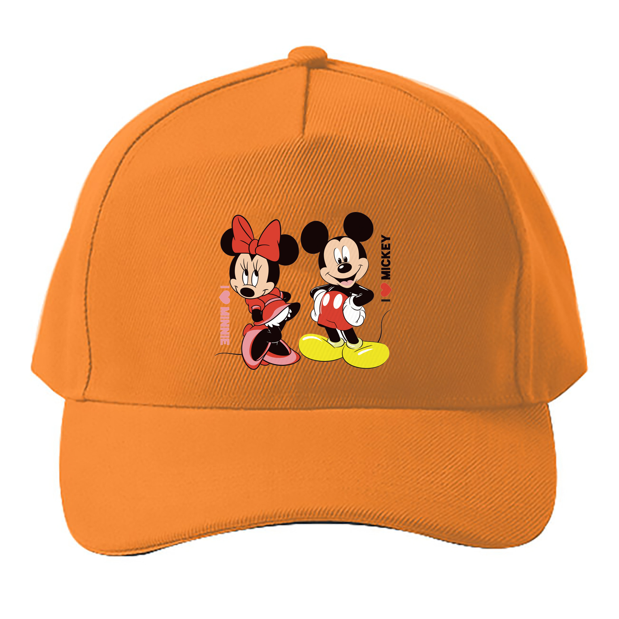（画像用） ミッキーマウス Mickey Mouse ベースボールキャップ 綿100％ 男女兼用 帽子 スポーツ