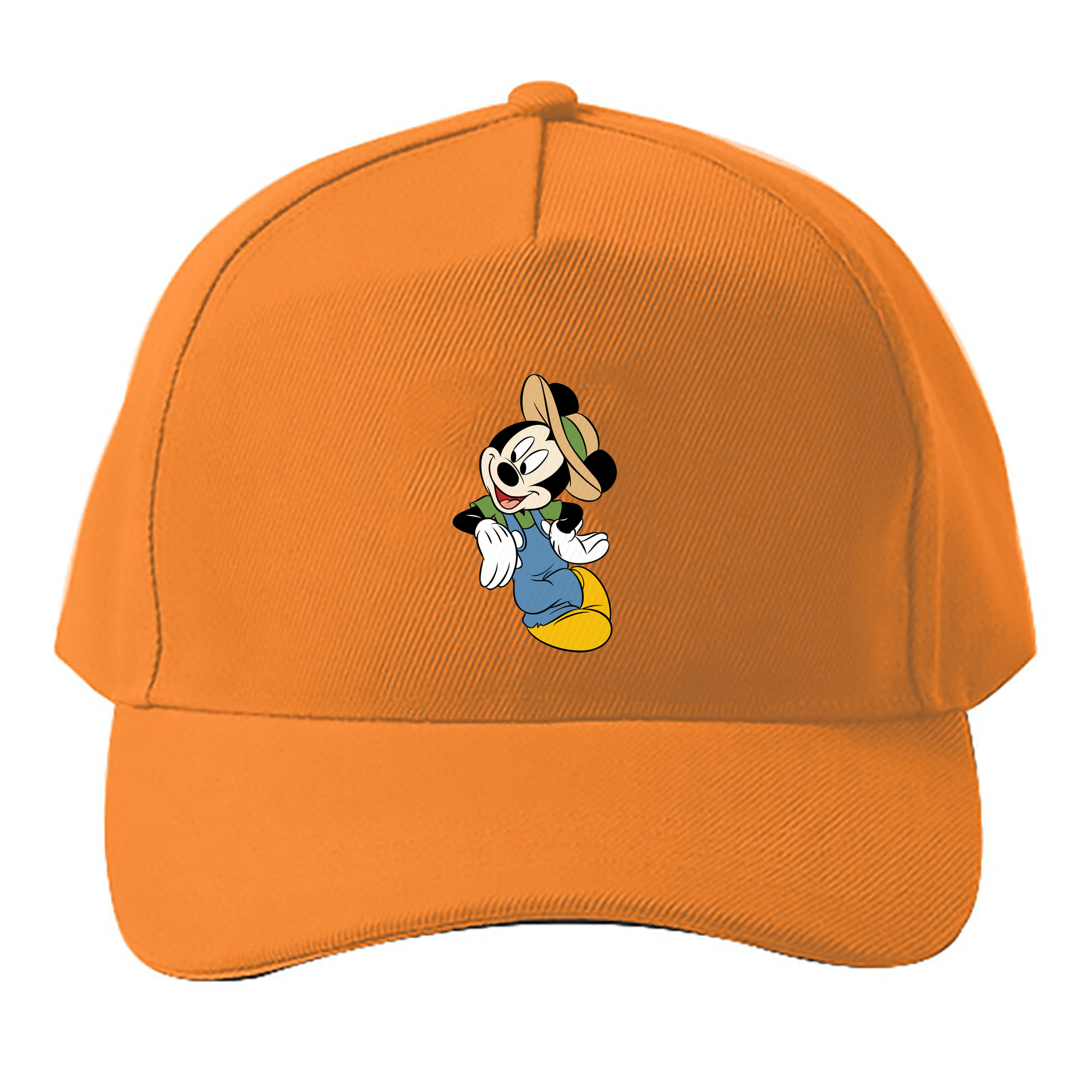 （画像用） ミッキーマウス Mickey Mouse ベースボールキャップ 綿100％ 男女兼用 帽子 スポーツ