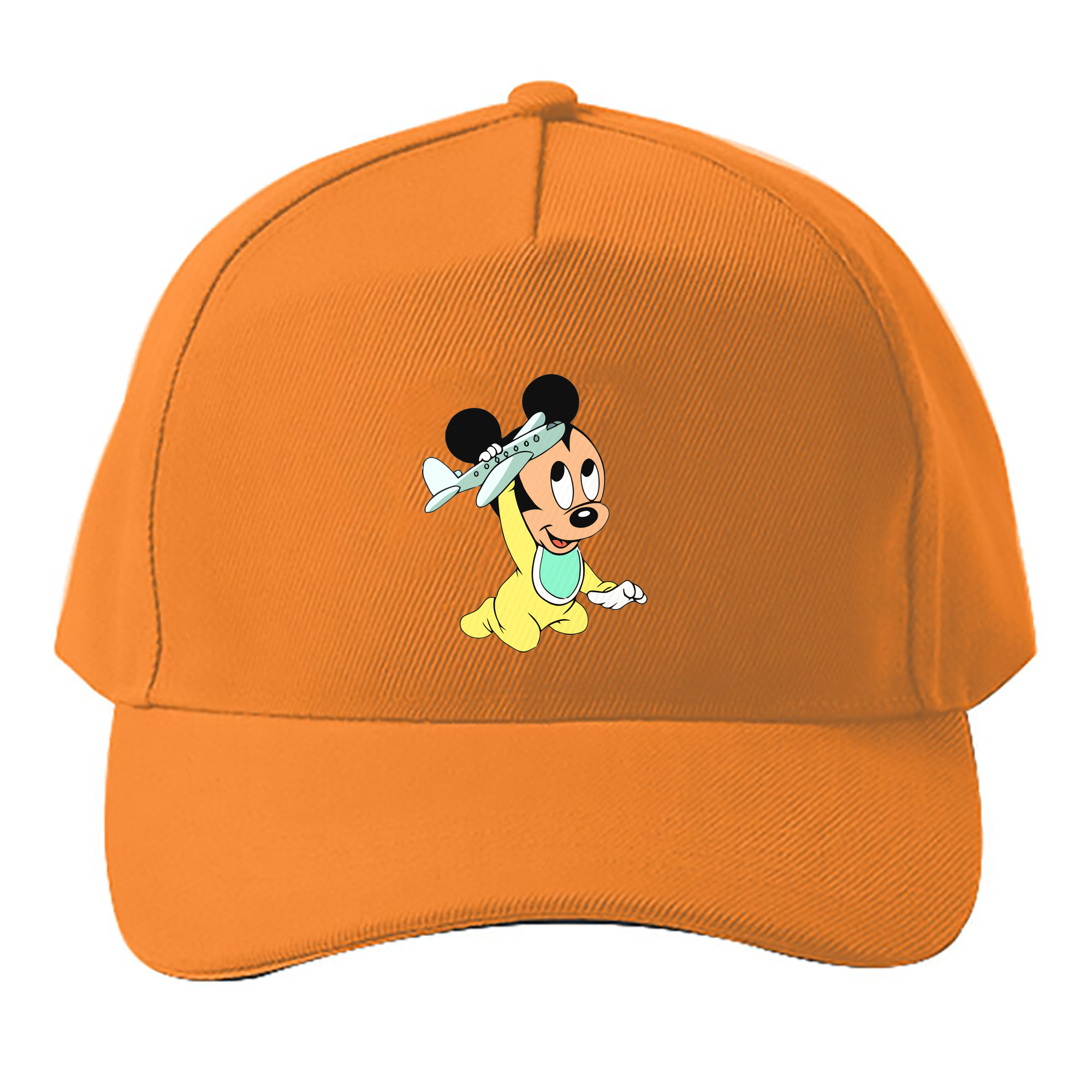 （画像用） ミッキーマウス Mickey Mouse ベースボールキャップ 綿100％ 男女兼用 帽子 スポーツ
