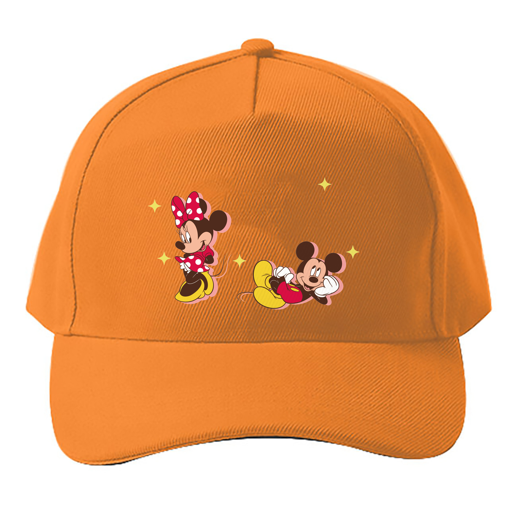 （画像用） ミッキーマウス Mickey Mouse ベースボールキャップ 綿100％ 男女兼用 帽子 スポーツ