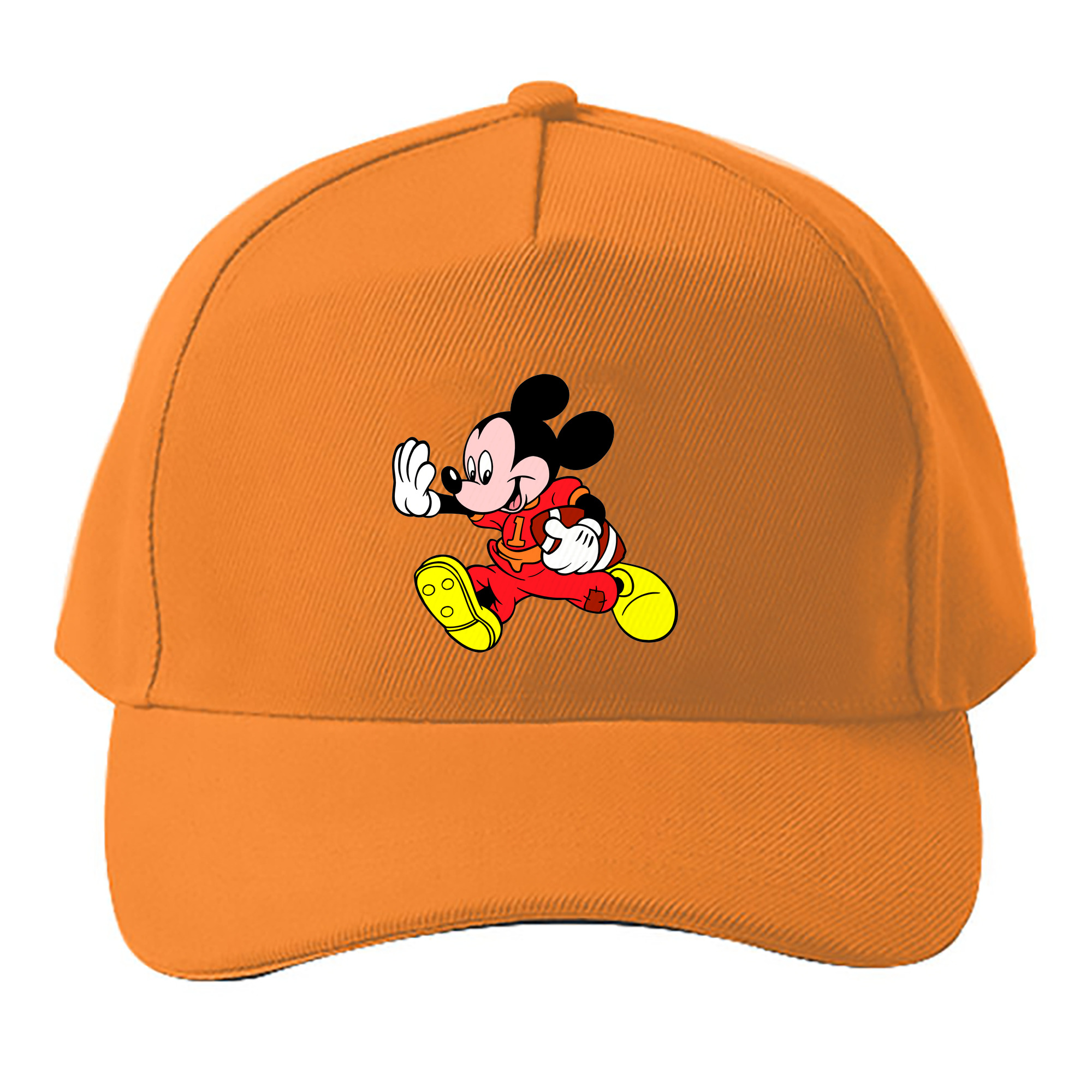 （画像用） ミッキーマウス Mickey Mouse ベースボールキャップ 綿100％ 男女兼用 帽子 スポーツ