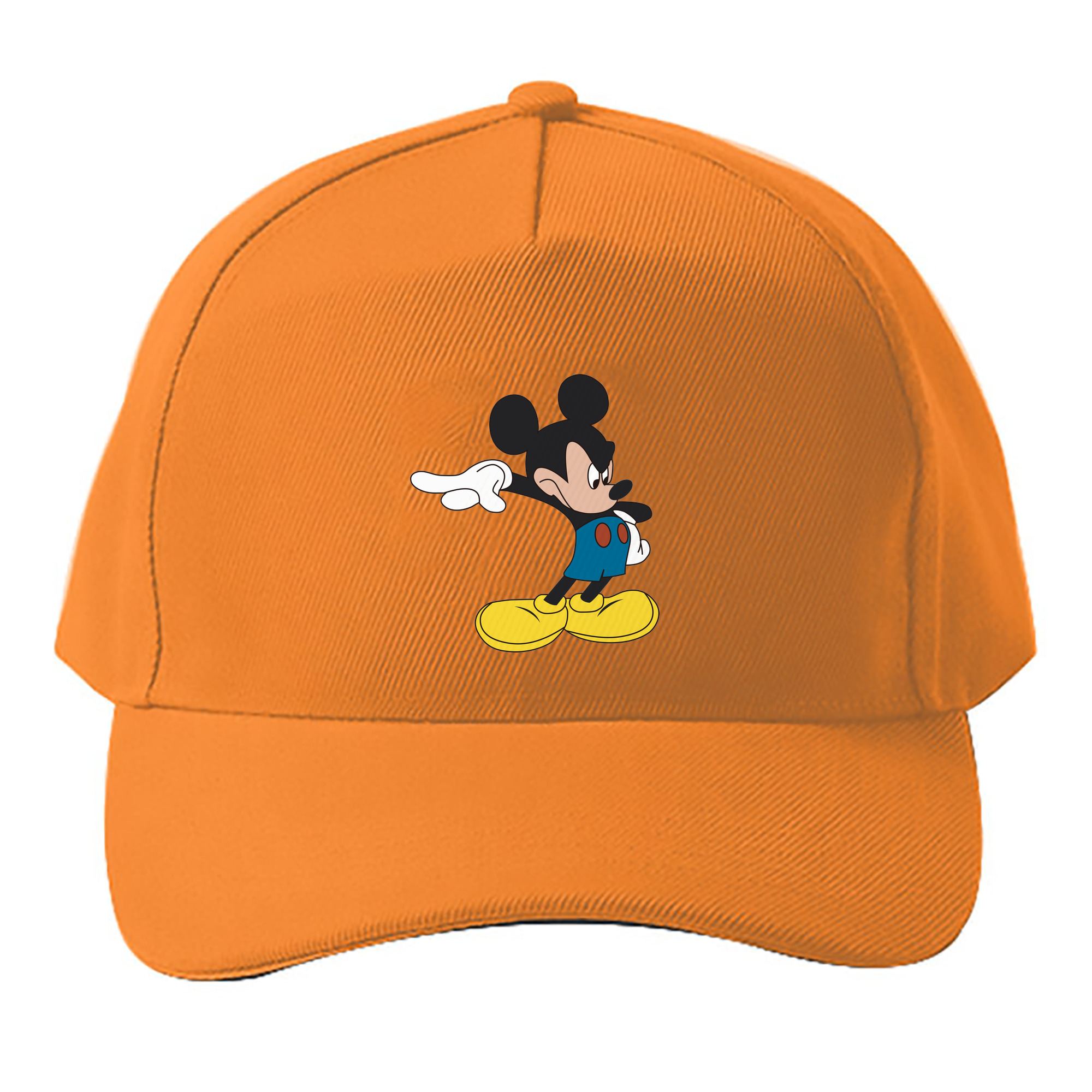 （画像用） ミッキーマウス Mickey Mouse ベースボールキャップ 綿100％ 男女兼用 帽子 スポーツ