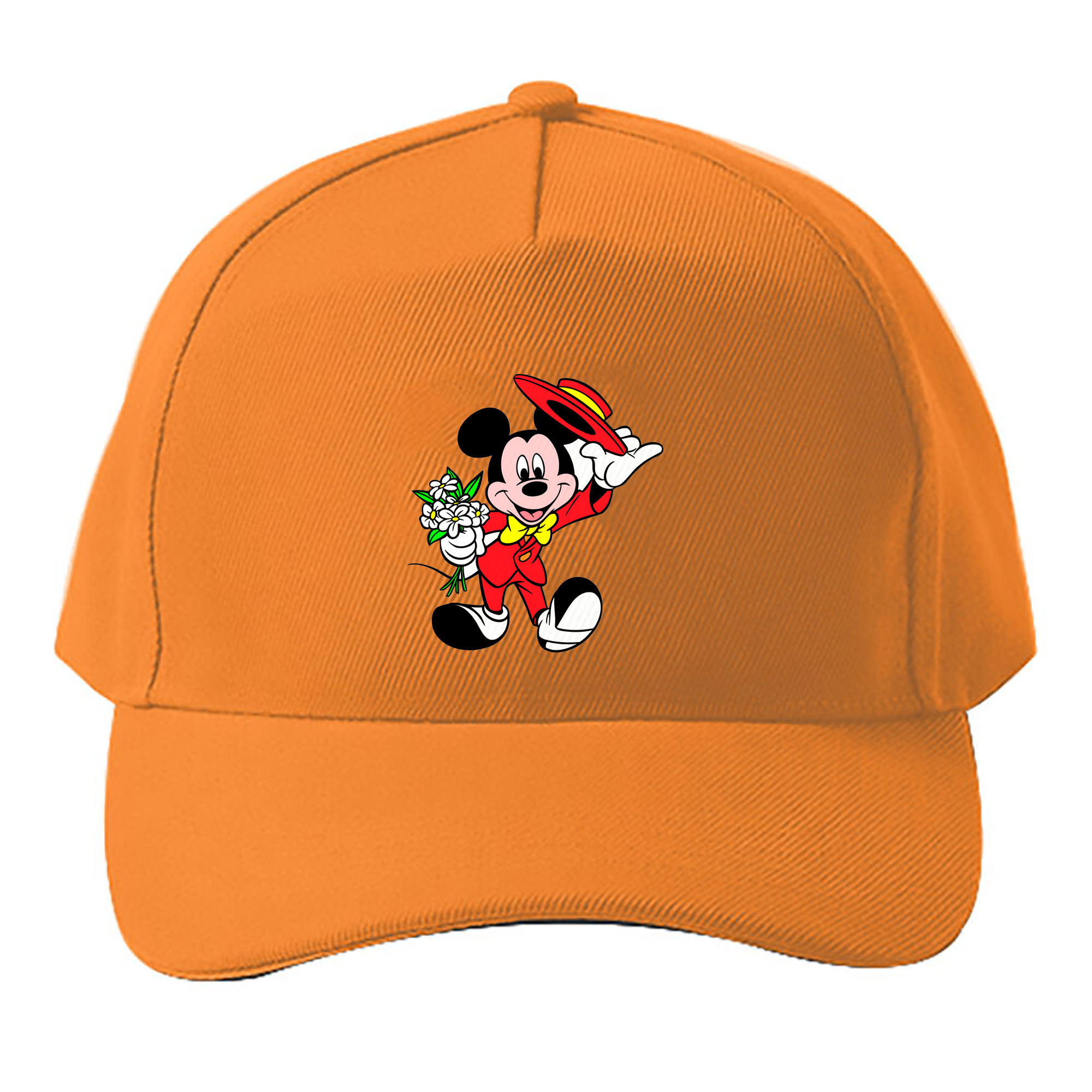 （画像用） ミッキーマウス Mickey Mouse ベースボールキャップ 綿100％ 男女兼用 帽子 スポーツ