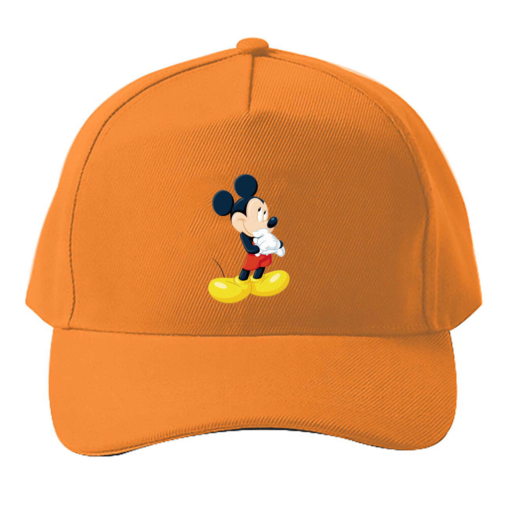 （画像用） ミッキーマウス Mickey Mouse ベースボールキャップ 綿100％ 男女兼用 帽子 スポーツ