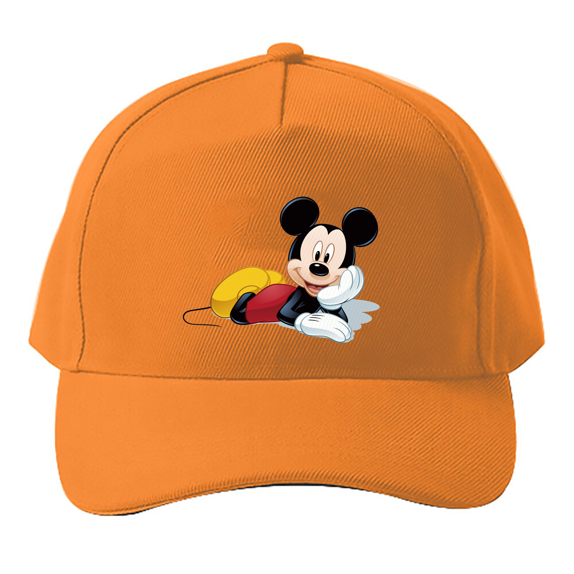 （画像用） ミッキーマウス Mickey Mouse ベースボールキャップ 綿100％ 男女兼用 帽子 スポーツ