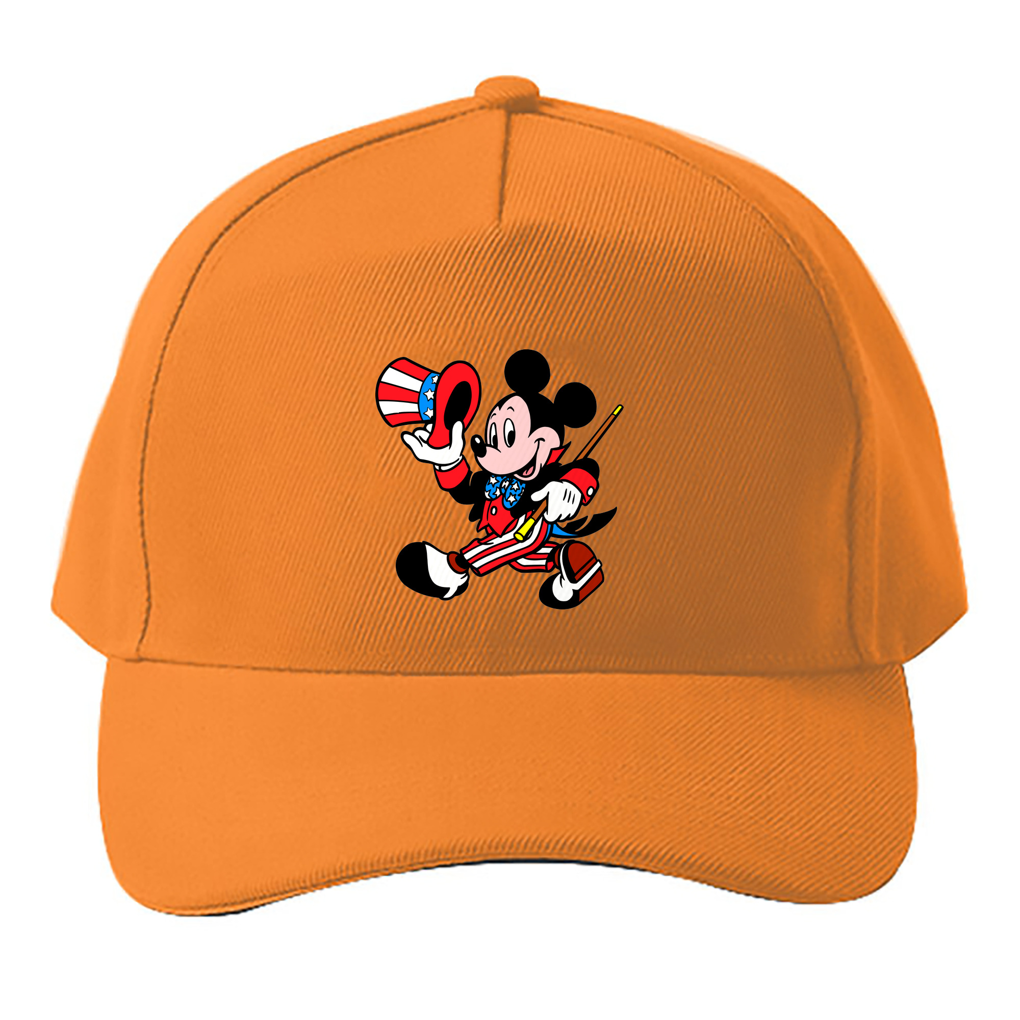 （画像用） ミッキーマウス Mickey Mouse ベースボールキャップ 綿100％ 男女兼用 帽子 スポーツ