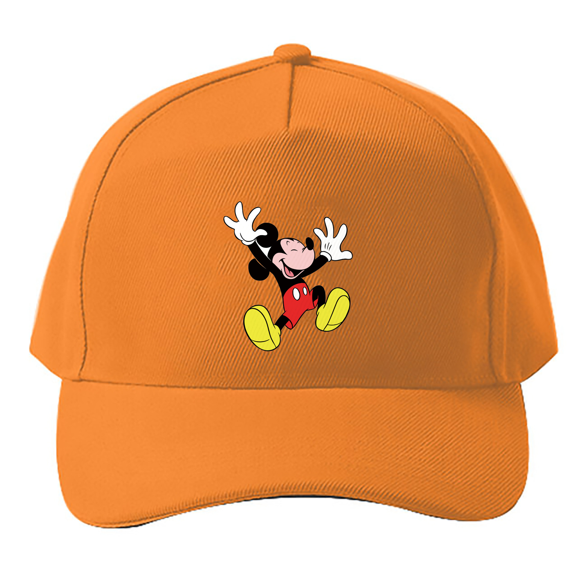 （画像用） ミッキーマウス Mickey Mouse ベースボールキャップ 綿100％ 男女兼用 帽子 スポーツ