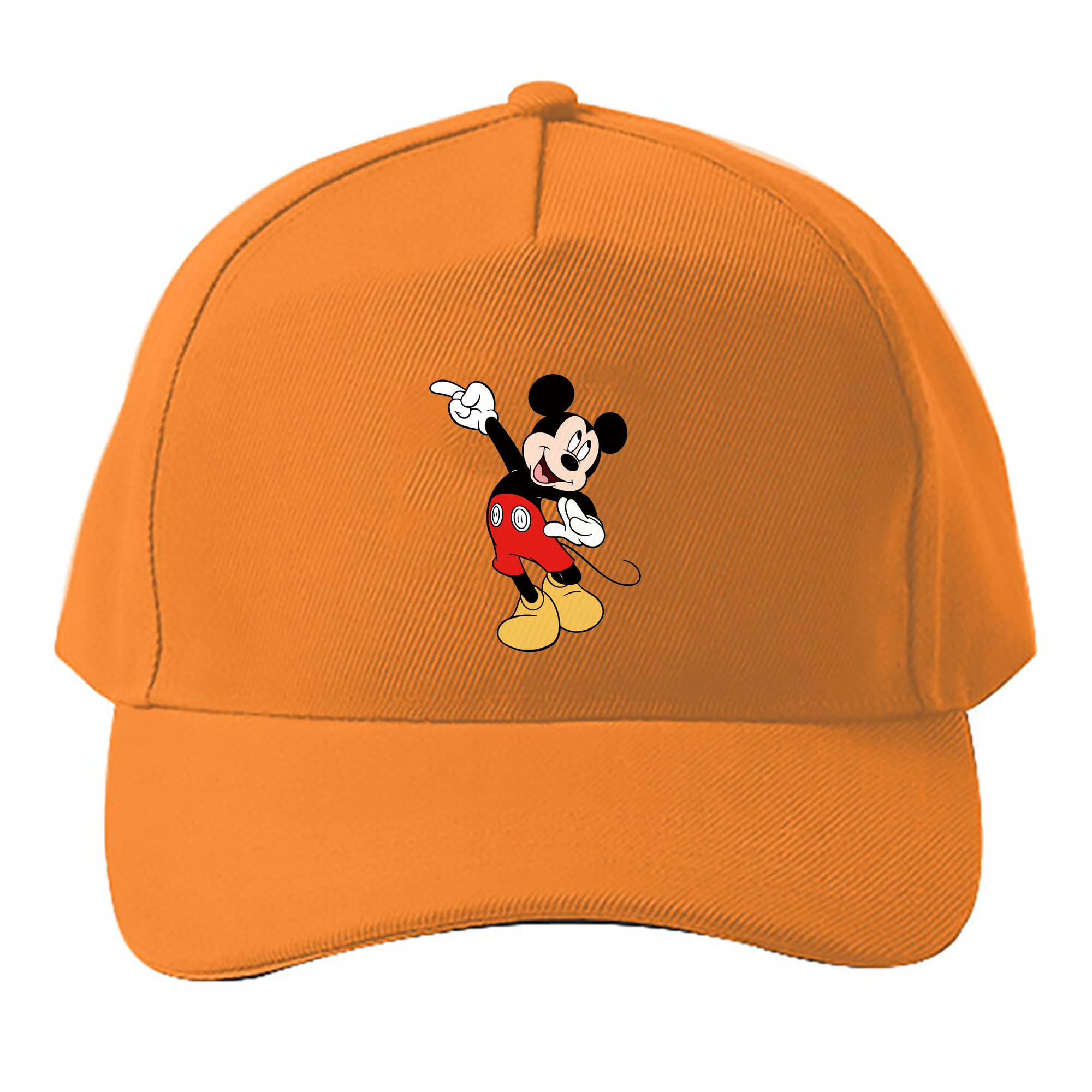 （画像用） ミッキーマウス Mickey Mouse ベースボールキャップ 綿100％ 男女兼用 帽子 スポーツ