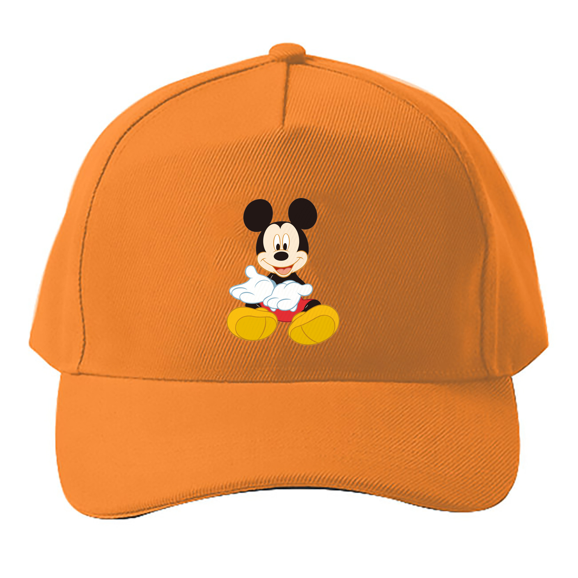 （画像用） ミッキーマウス Mickey Mouse ベースボールキャップ 綿100％ 男女兼用 帽子 スポーツ