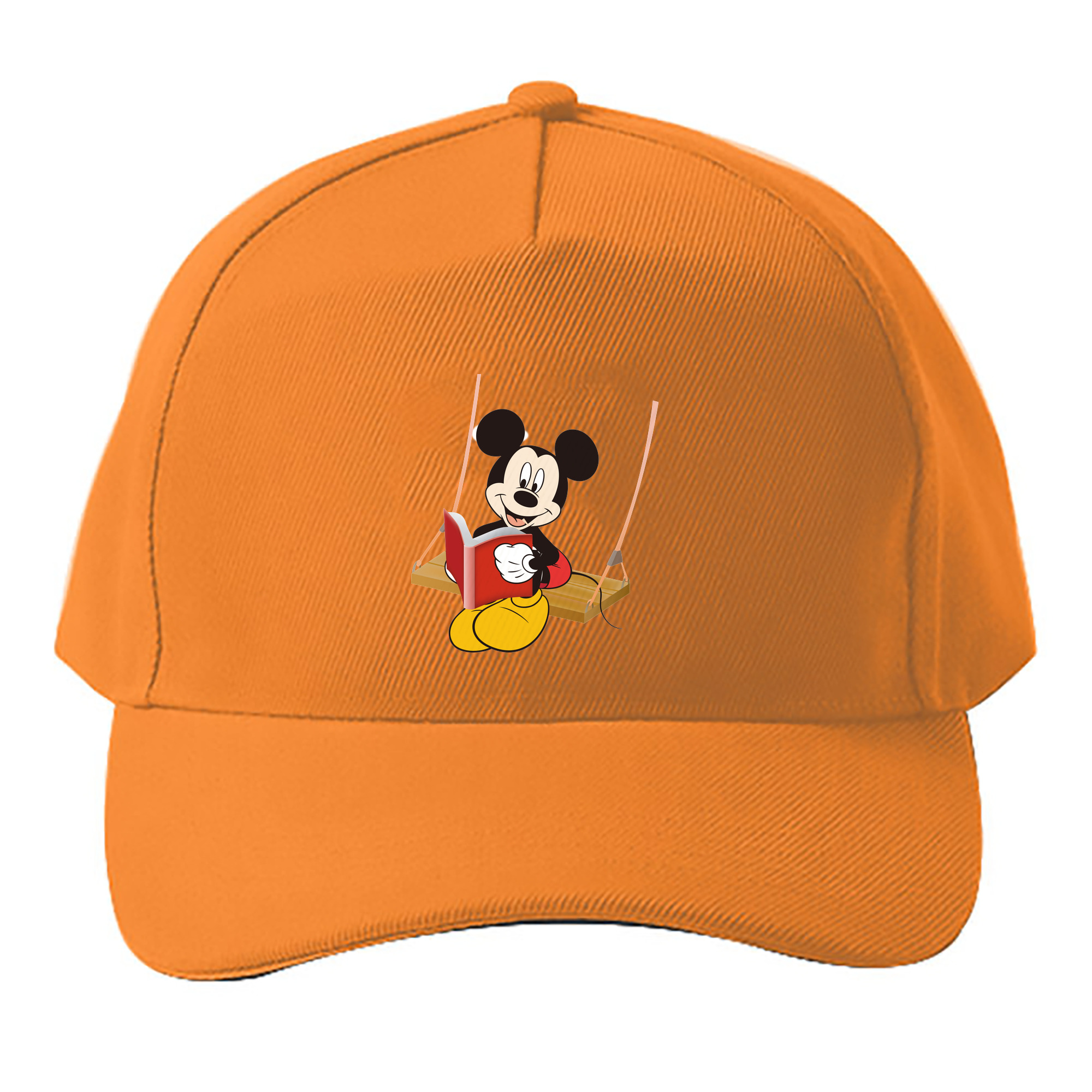 （画像用） ミッキーマウス Mickey Mouse ベースボールキャップ 綿100％ 男女兼用 帽子 スポーツ