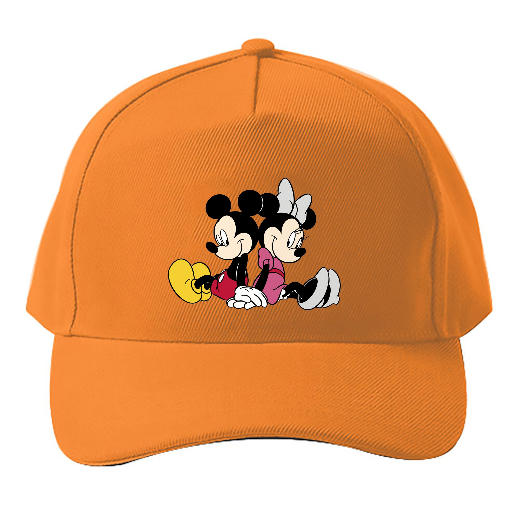 （画像用） ミッキーマウス Mickey Mouse ベースボールキャップ 綿100％ 男女兼用 帽子 スポーツ