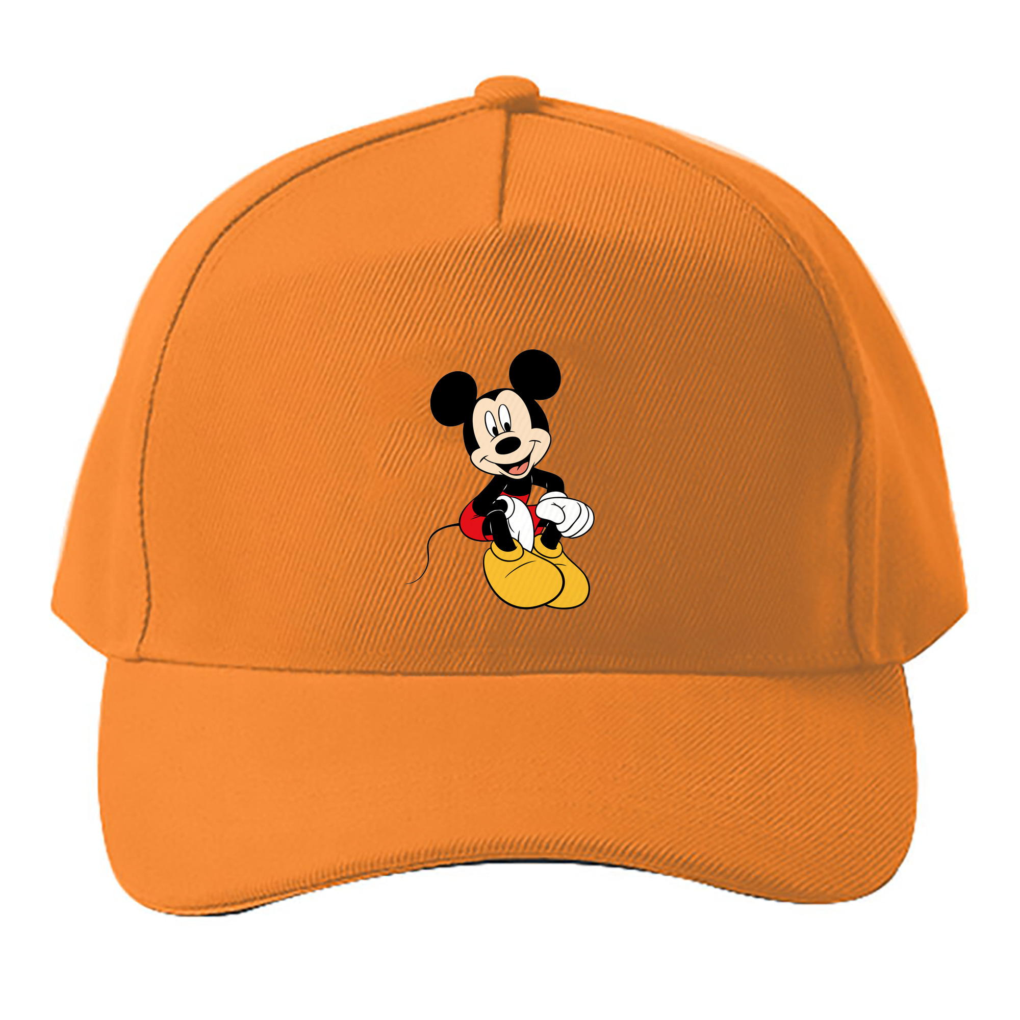（画像用） ミッキーマウス Mickey Mouse ベースボールキャップ 綿100％ 男女兼用 帽子 スポーツ