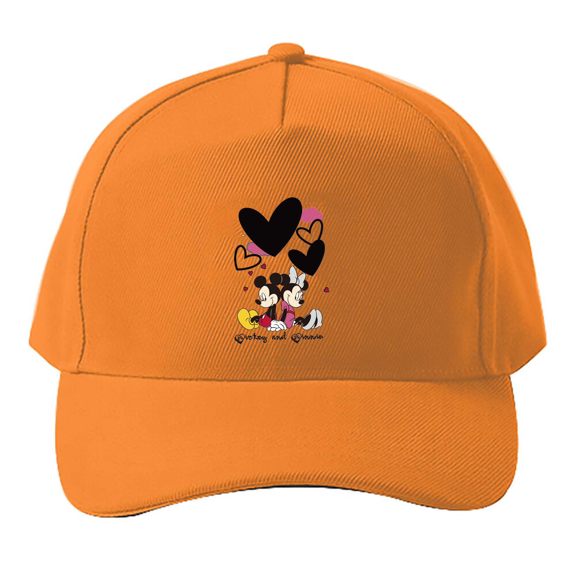 （画像用） ミッキーマウス Mickey Mouse ベースボールキャップ 綿100％ 男女兼用 帽子 スポーツ