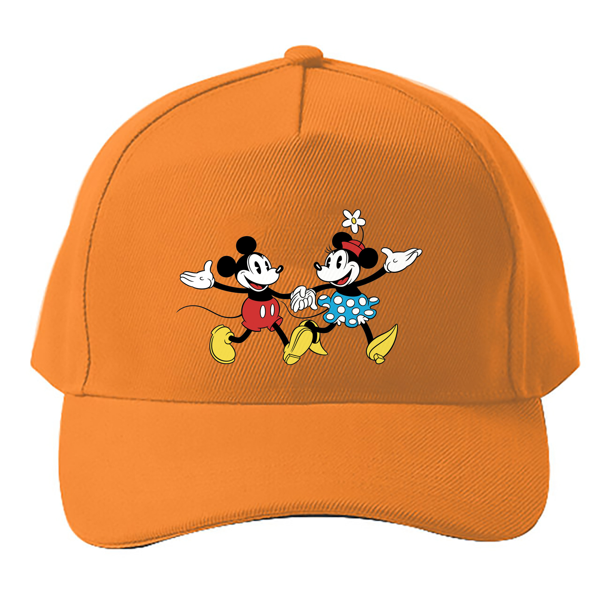 （画像用） ミッキーマウス Mickey Mouse ベースボールキャップ 綿100％ 男女兼用 帽子 スポーツ