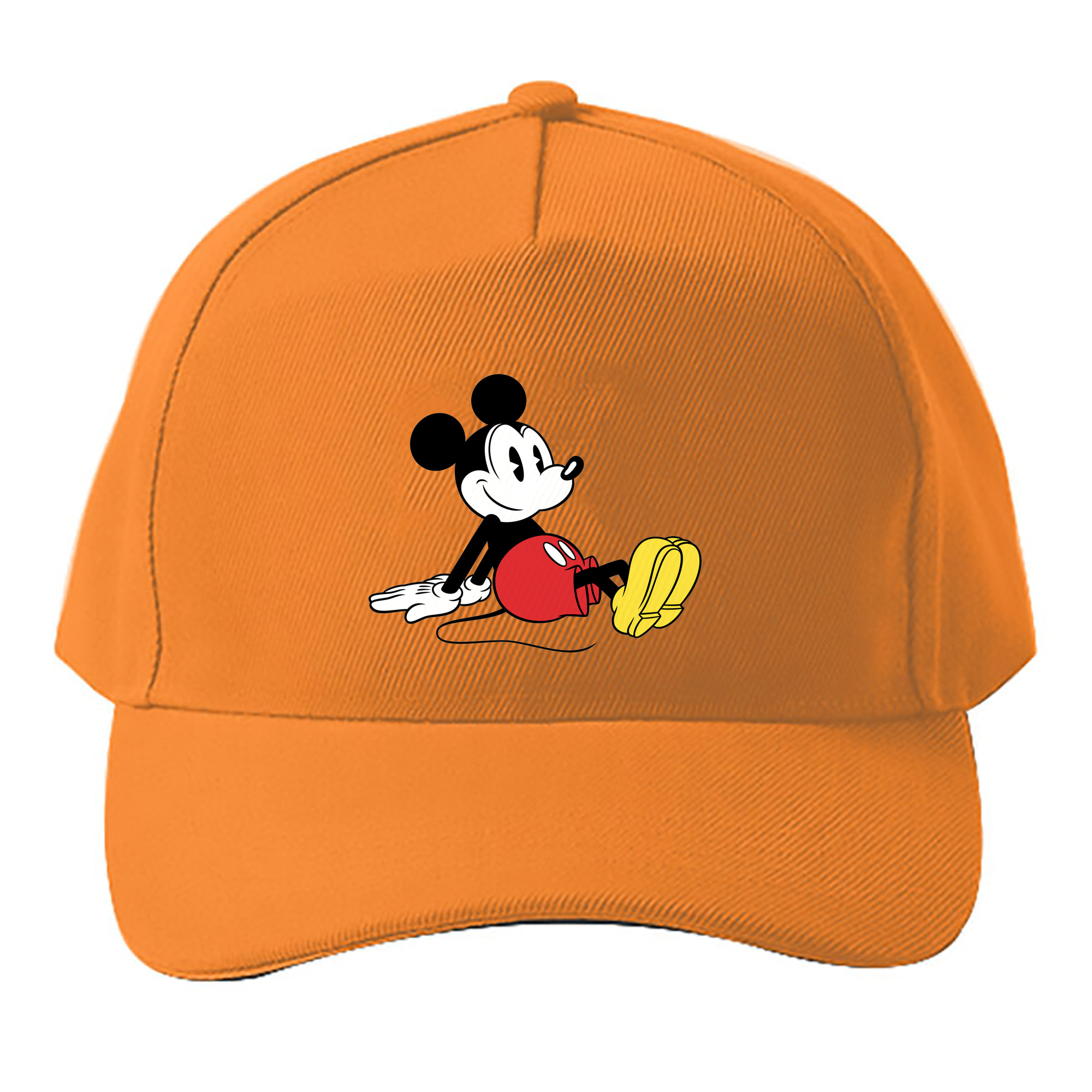 （画像用） ミッキーマウス Mickey Mouse ベースボールキャップ 綿100％ 男女兼用 帽子 スポーツ