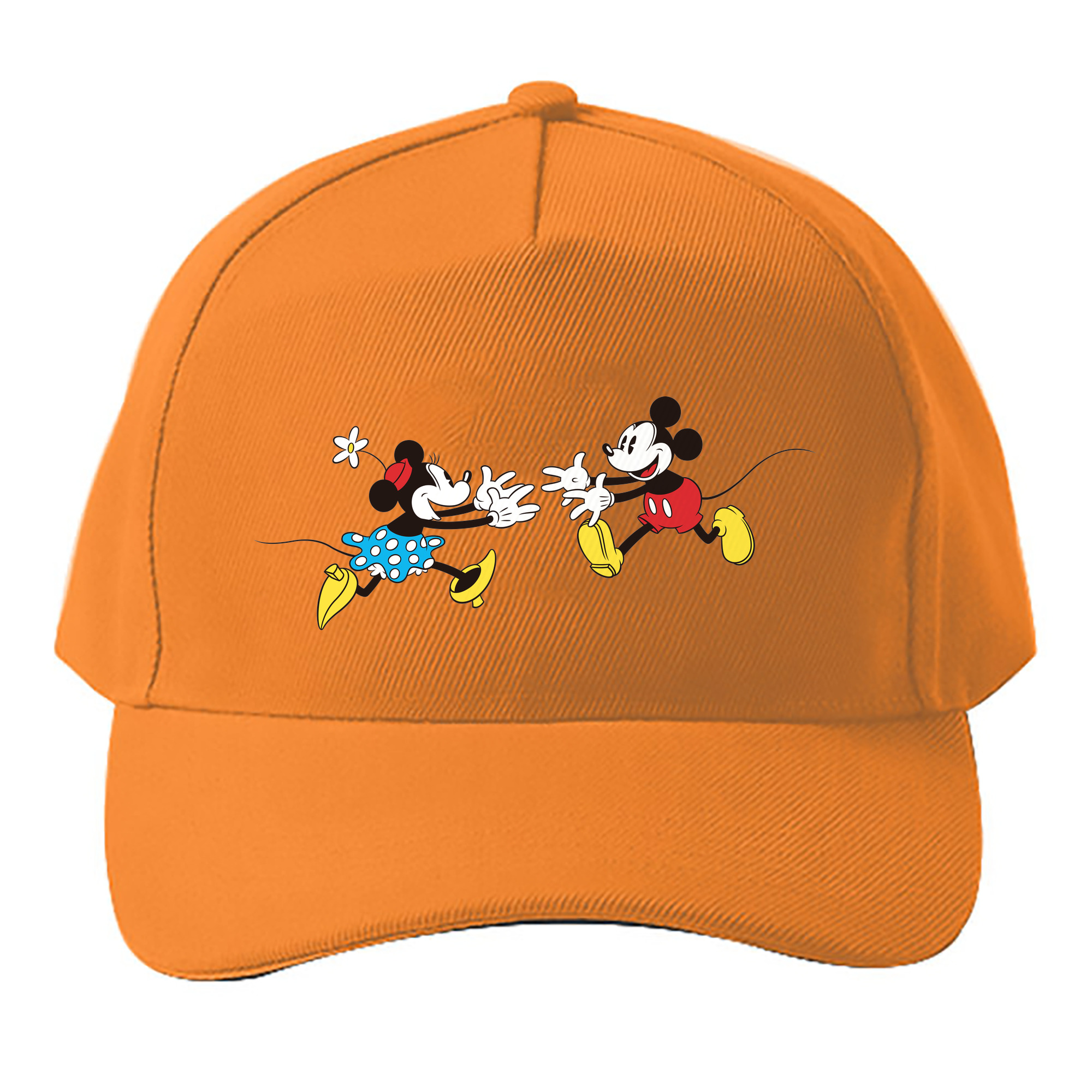 （画像用） ミッキーマウス Mickey Mouse ベースボールキャップ 綿100％ 男女兼用 帽子 スポーツ