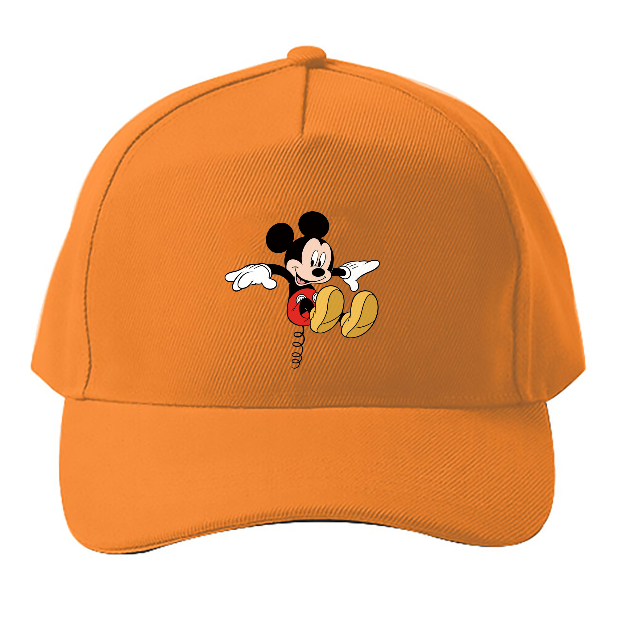 （画像用） ミッキーマウス Mickey Mouse ベースボールキャップ 綿100％ 男女兼用 帽子 スポーツ