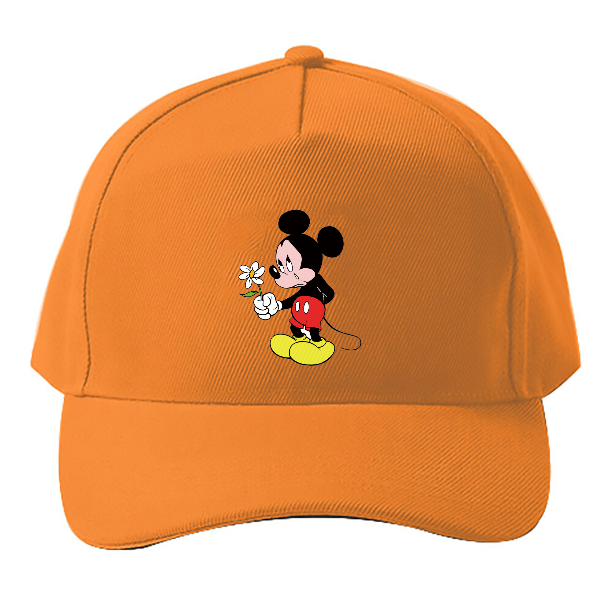 （画像用） ミッキーマウス Mickey Mouse ベースボールキャップ 綿100％ 男女兼用 帽子 スポーツ