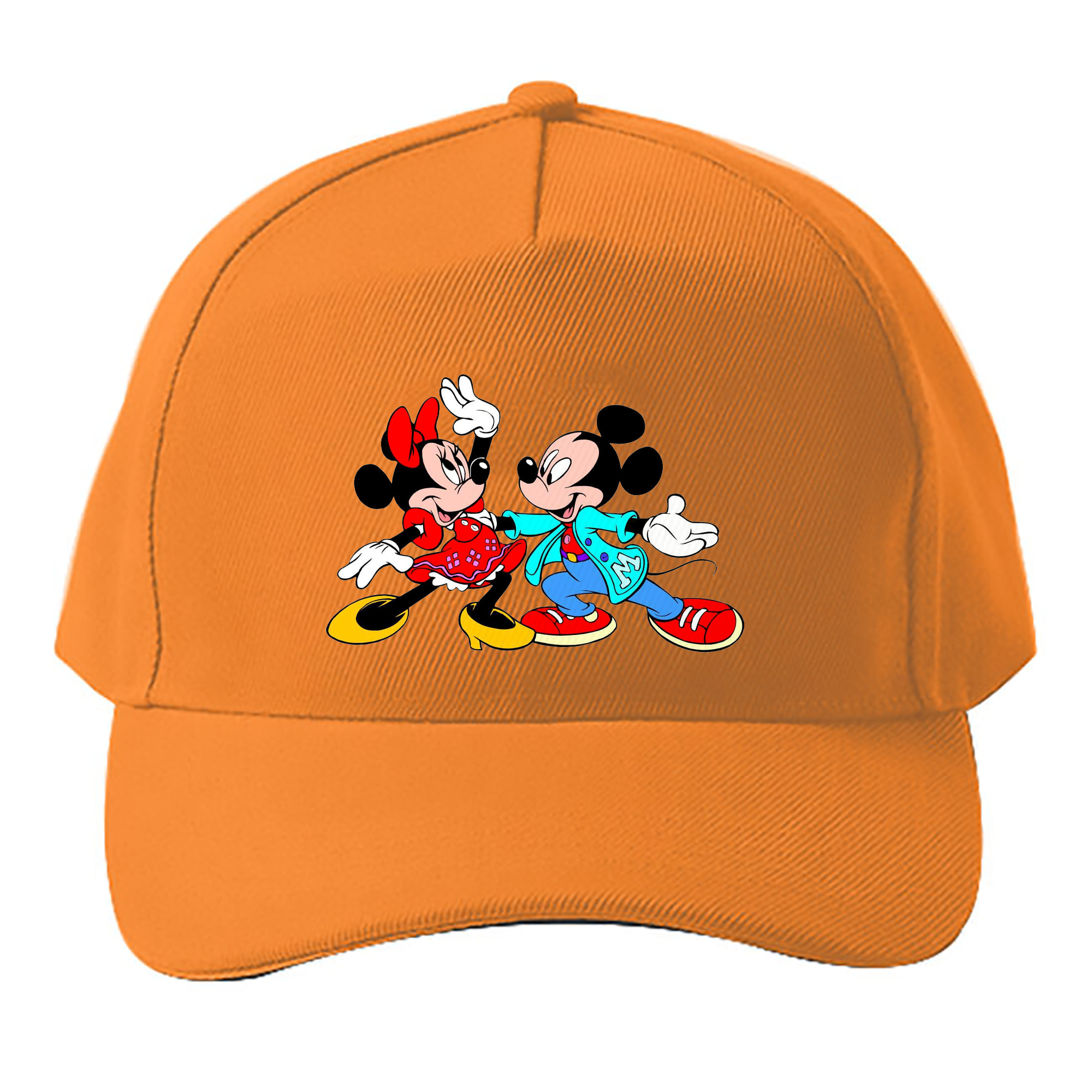 （画像用） ミッキーマウス Mickey Mouse ベースボールキャップ 綿100％ 男女兼用 帽子 スポーツ