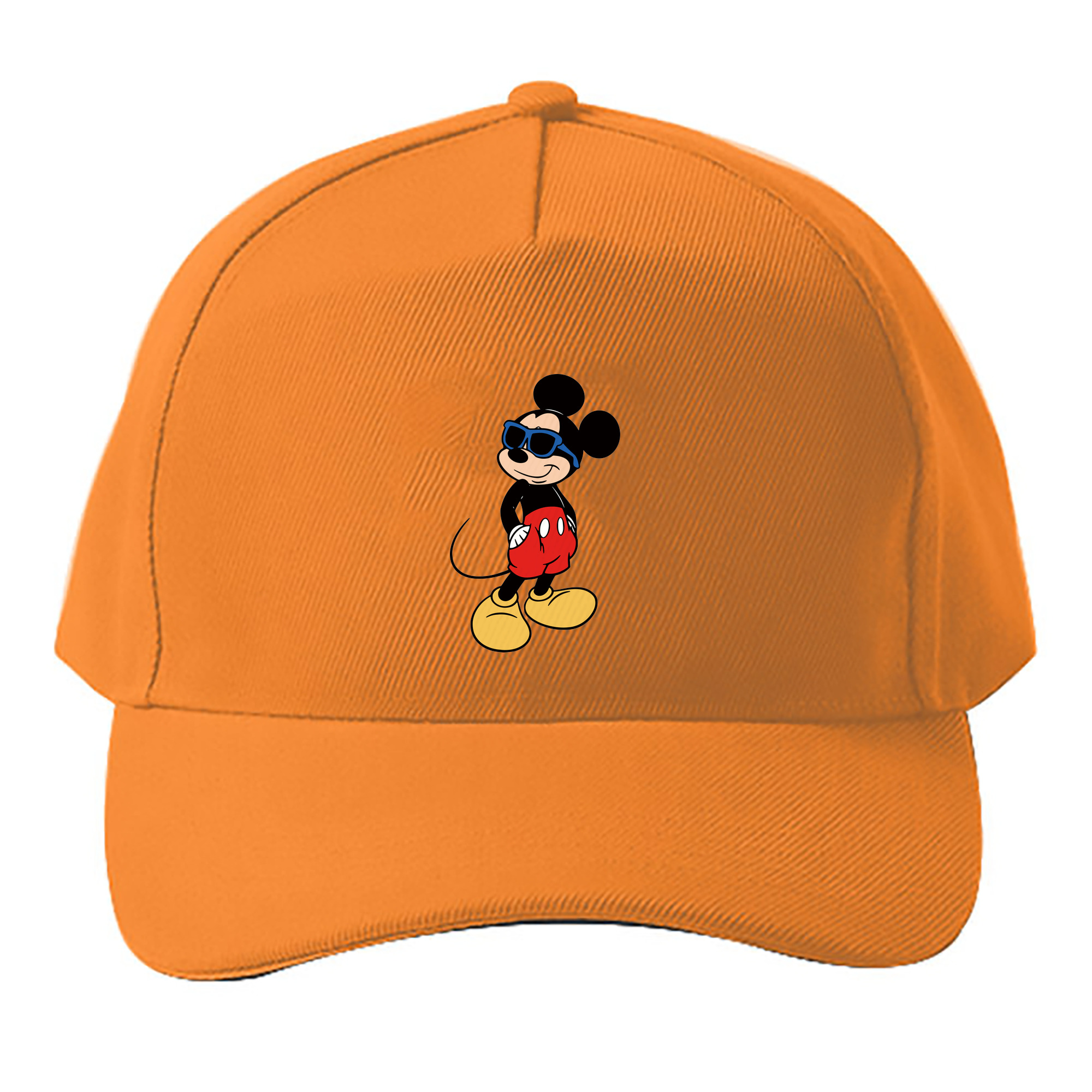 （画像用） ミッキーマウス Mickey Mouse ベースボールキャップ 綿100％ 男女兼用 帽子 スポーツ