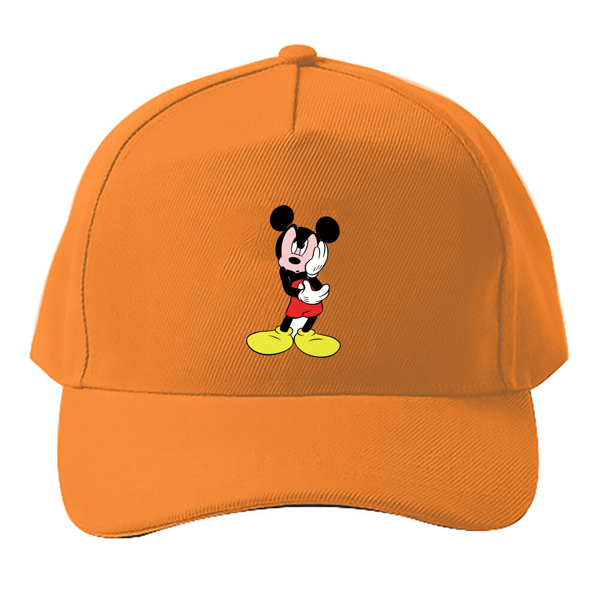 （画像用） ミッキーマウス Mickey Mouse ベースボールキャップ 綿100％ 男女兼用 帽子 スポーツ