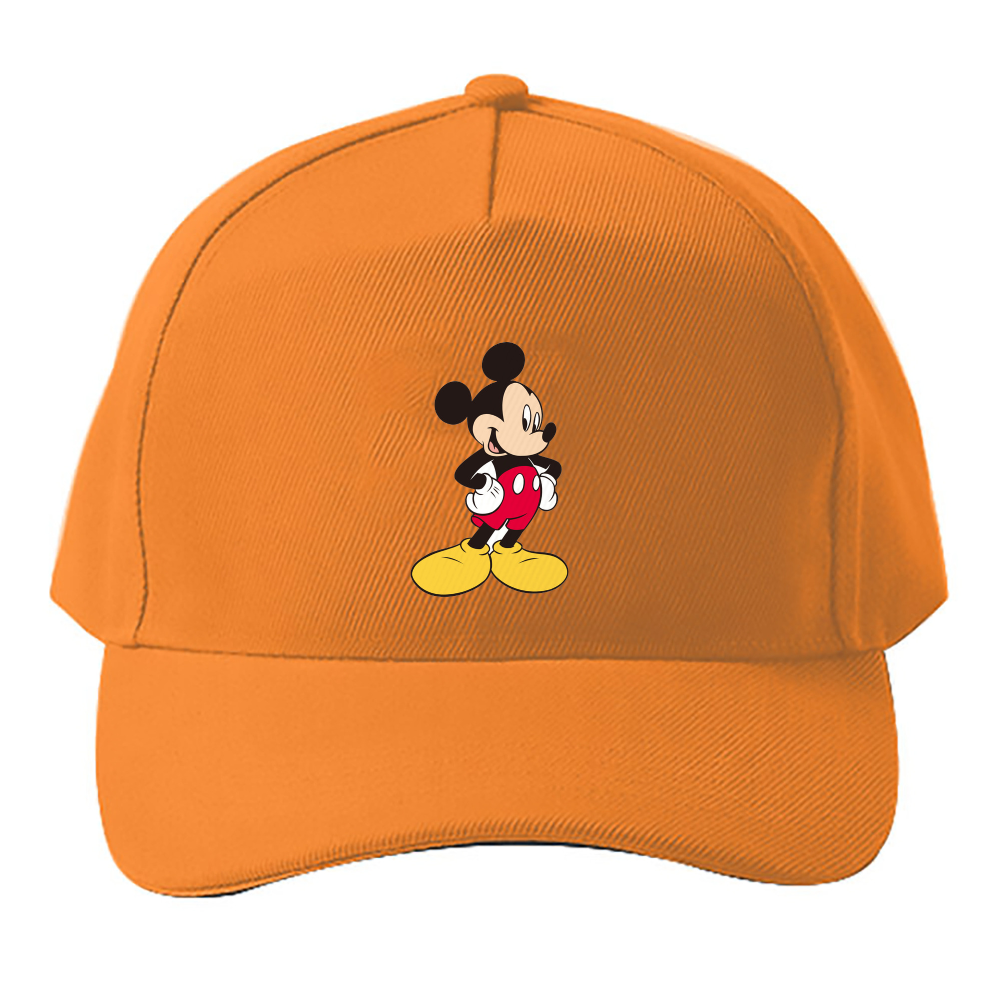 （画像用） ミッキーマウス Mickey Mouse ベースボールキャップ 綿100％ 男女兼用 帽子 スポーツ