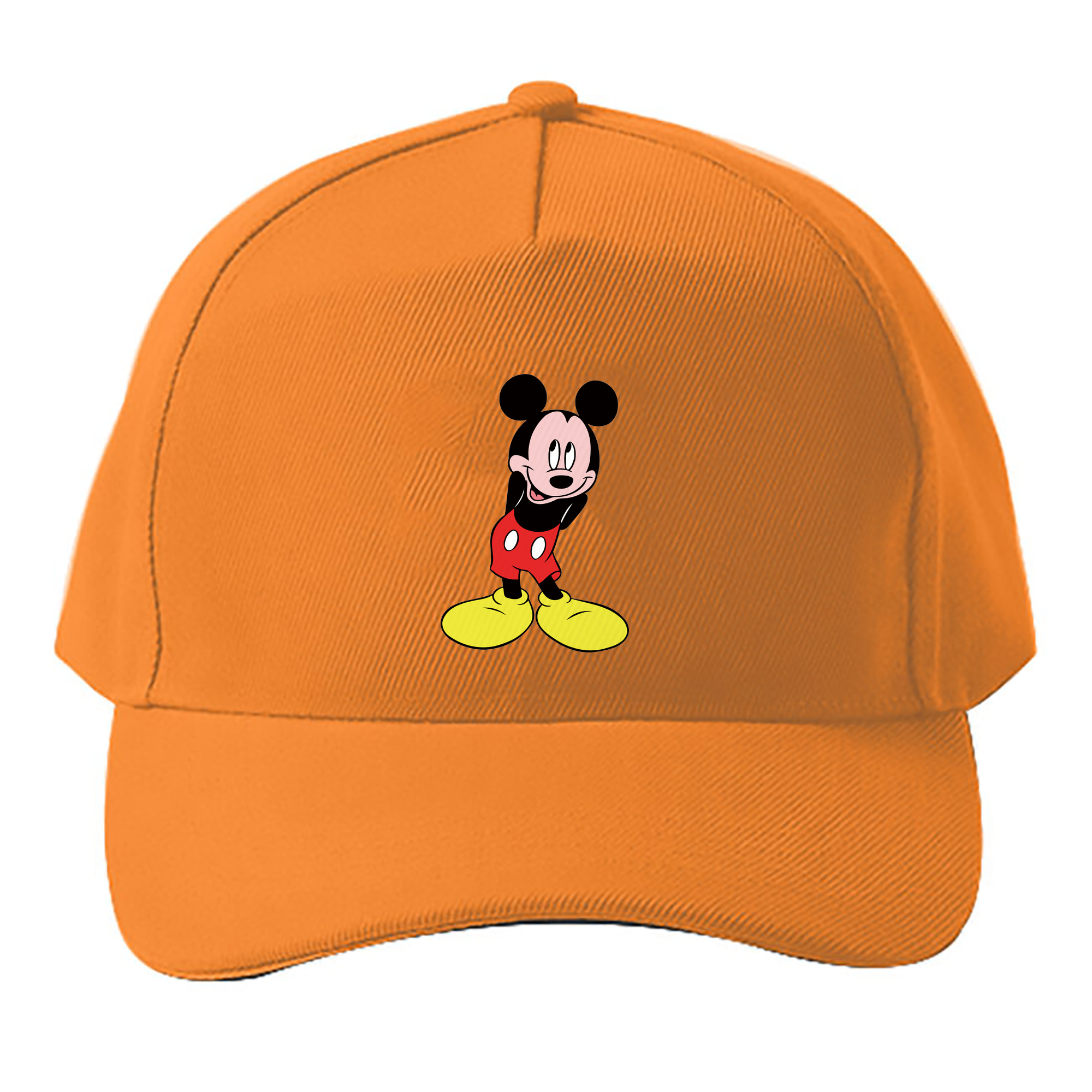 （画像用） ミッキーマウス Mickey Mouse ベースボールキャップ 綿100％ 男女兼用 帽子 スポーツ