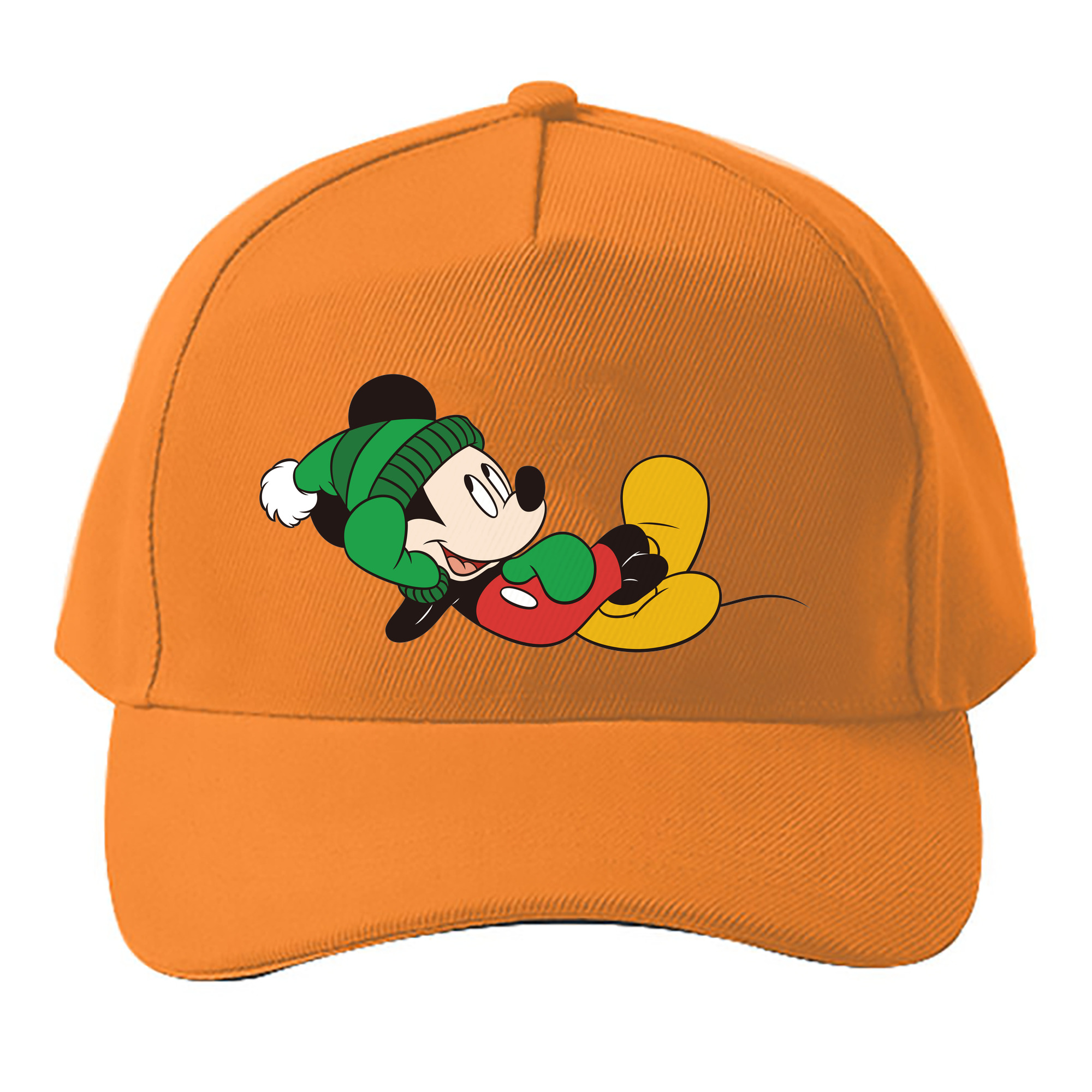 （画像用） ミッキーマウス Mickey Mouse ベースボールキャップ 綿100％ 男女兼用 帽子 スポーツ