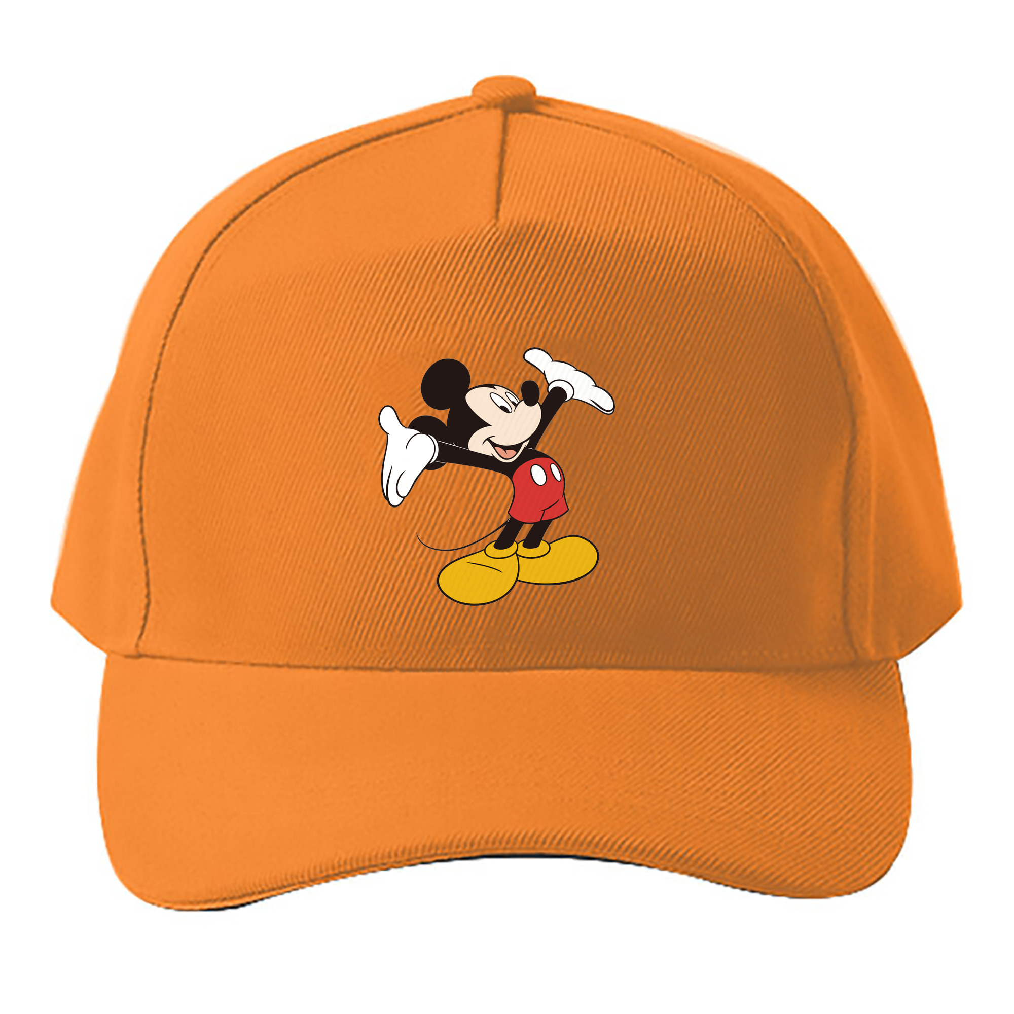（画像用） ミッキーマウス Mickey Mouse ベースボールキャップ 綿100％ 男女兼用 帽子 スポーツ