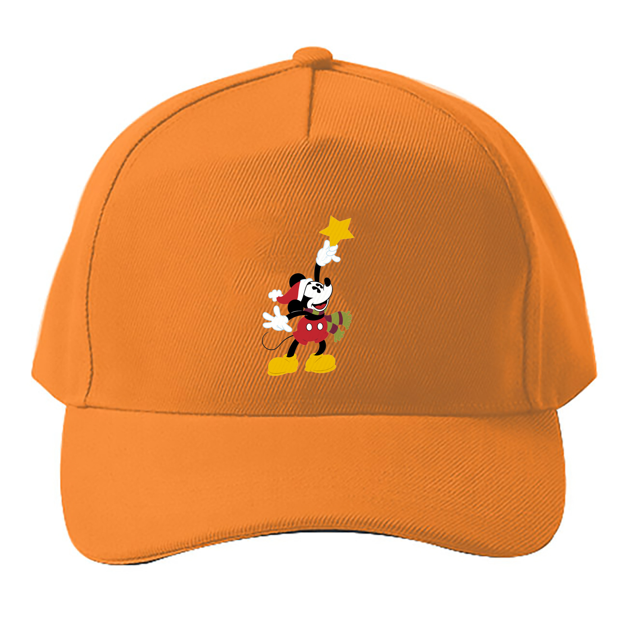 （画像用） ミッキーマウス Mickey Mouse ベースボールキャップ 綿100％ 男女兼用 帽子 スポーツ