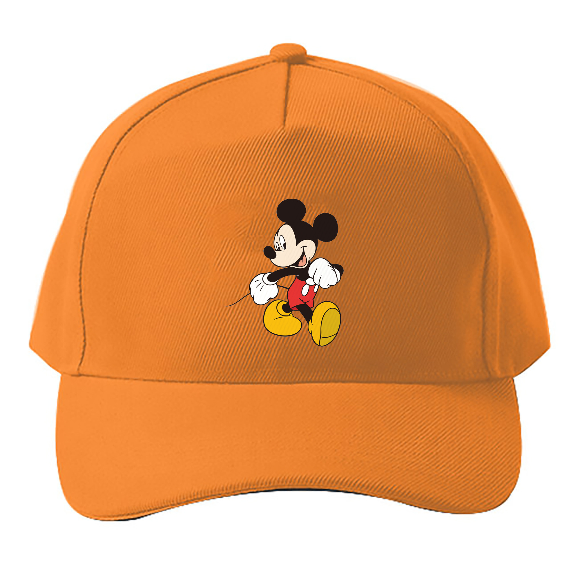 （画像用） ミッキーマウス Mickey Mouse ベースボールキャップ 綿100％ 男女兼用 帽子 スポーツ