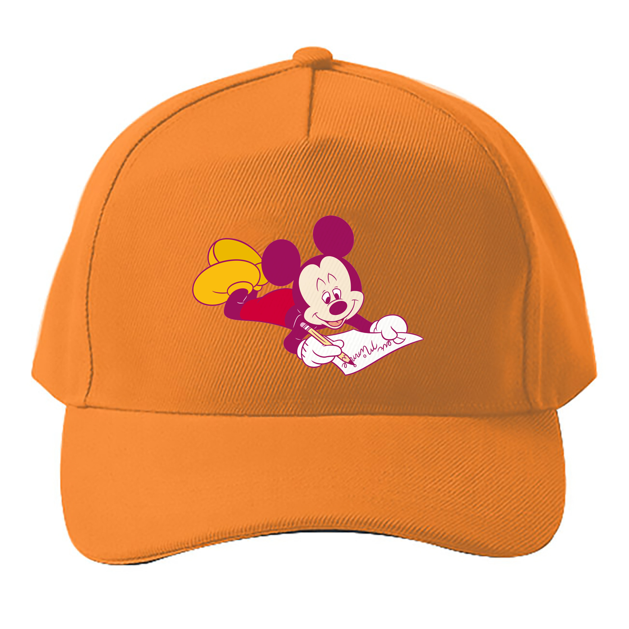 （画像用） ミッキーマウス Mickey Mouse ベースボールキャップ 綿100％ 男女兼用 帽子 スポーツ