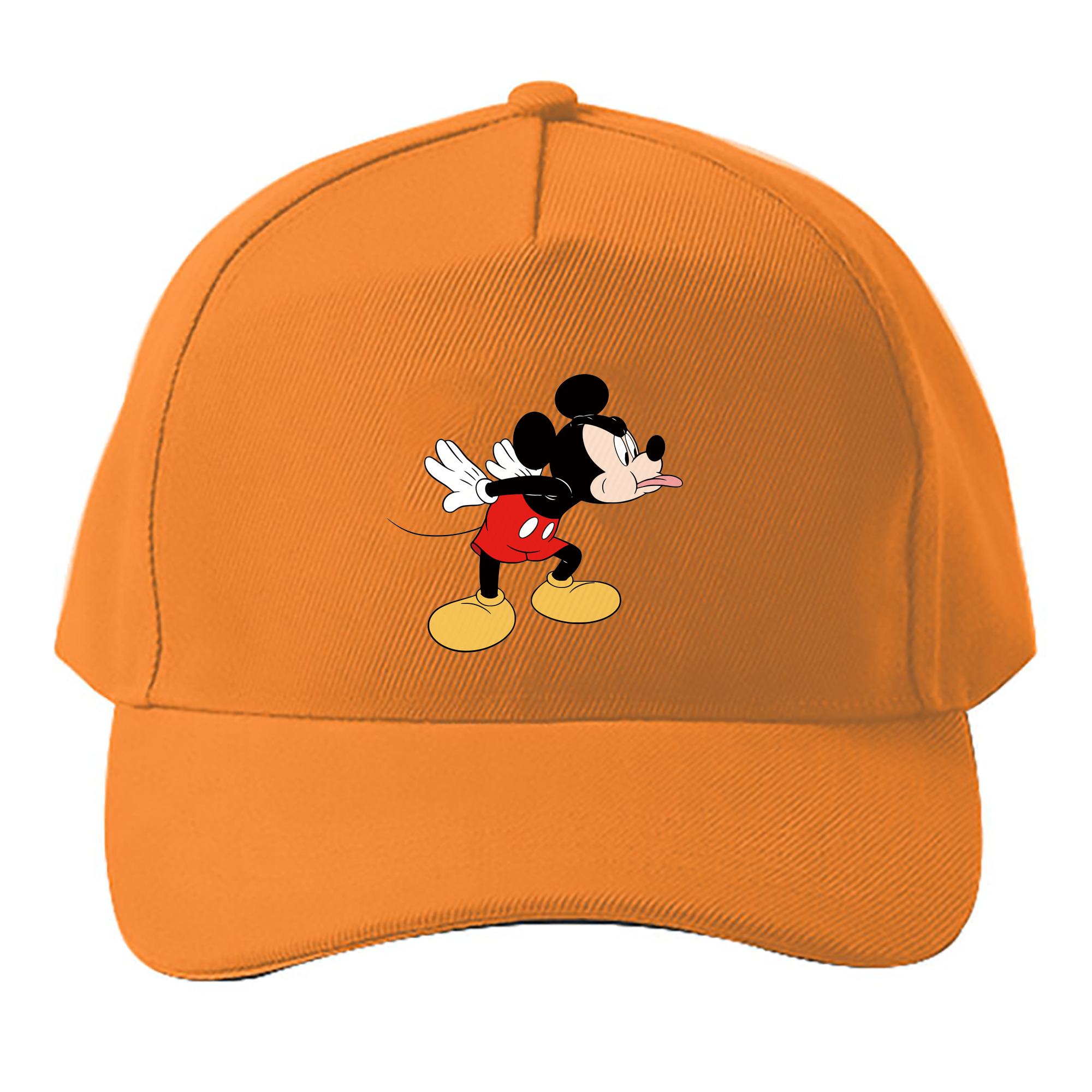 （画像用） ミッキーマウス Mickey Mouse ベースボールキャップ 綿100％ 男女兼用 帽子 スポーツ