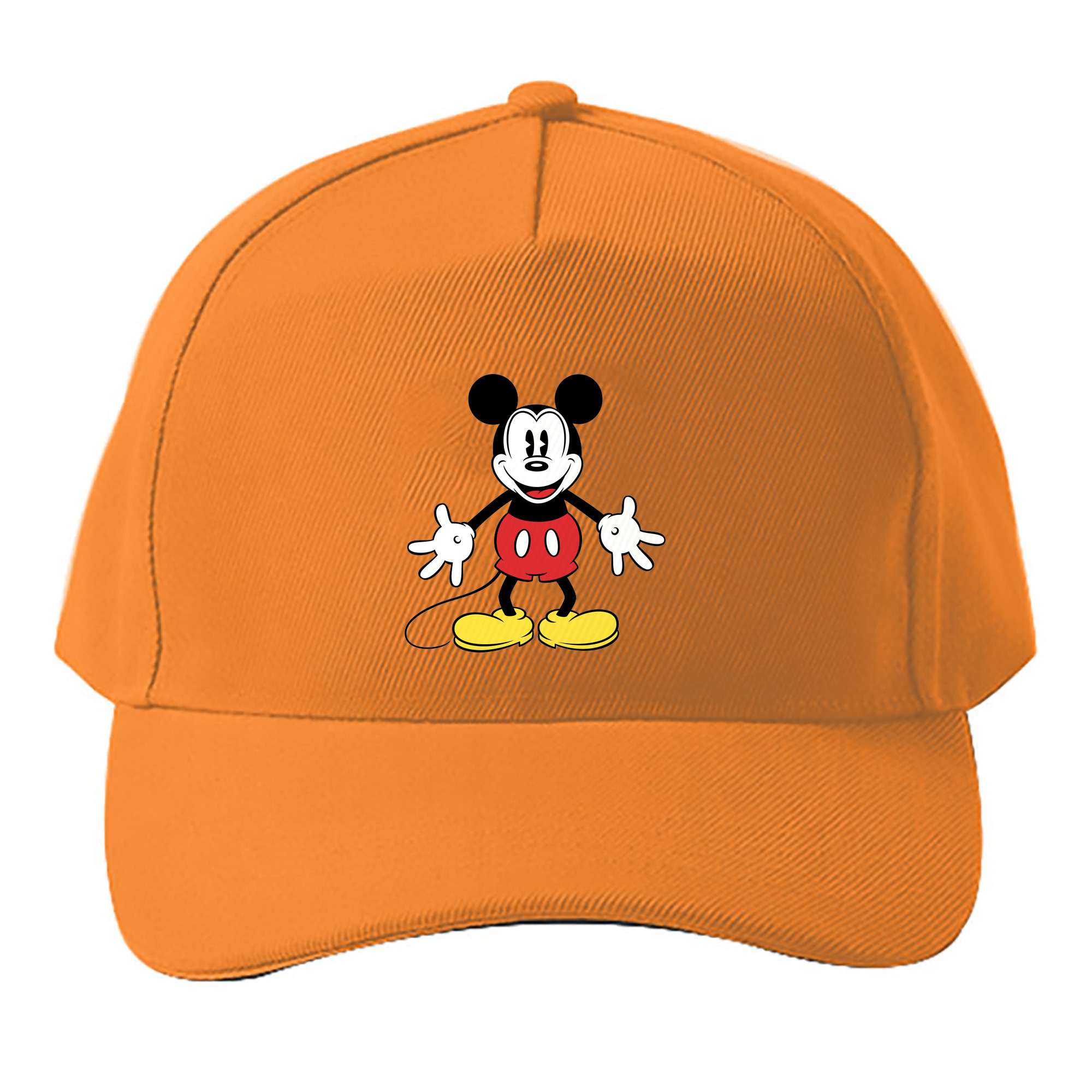 （画像用） ミッキーマウス Mickey Mouse ベースボールキャップ 綿100％ 男女兼用 帽子 スポーツ