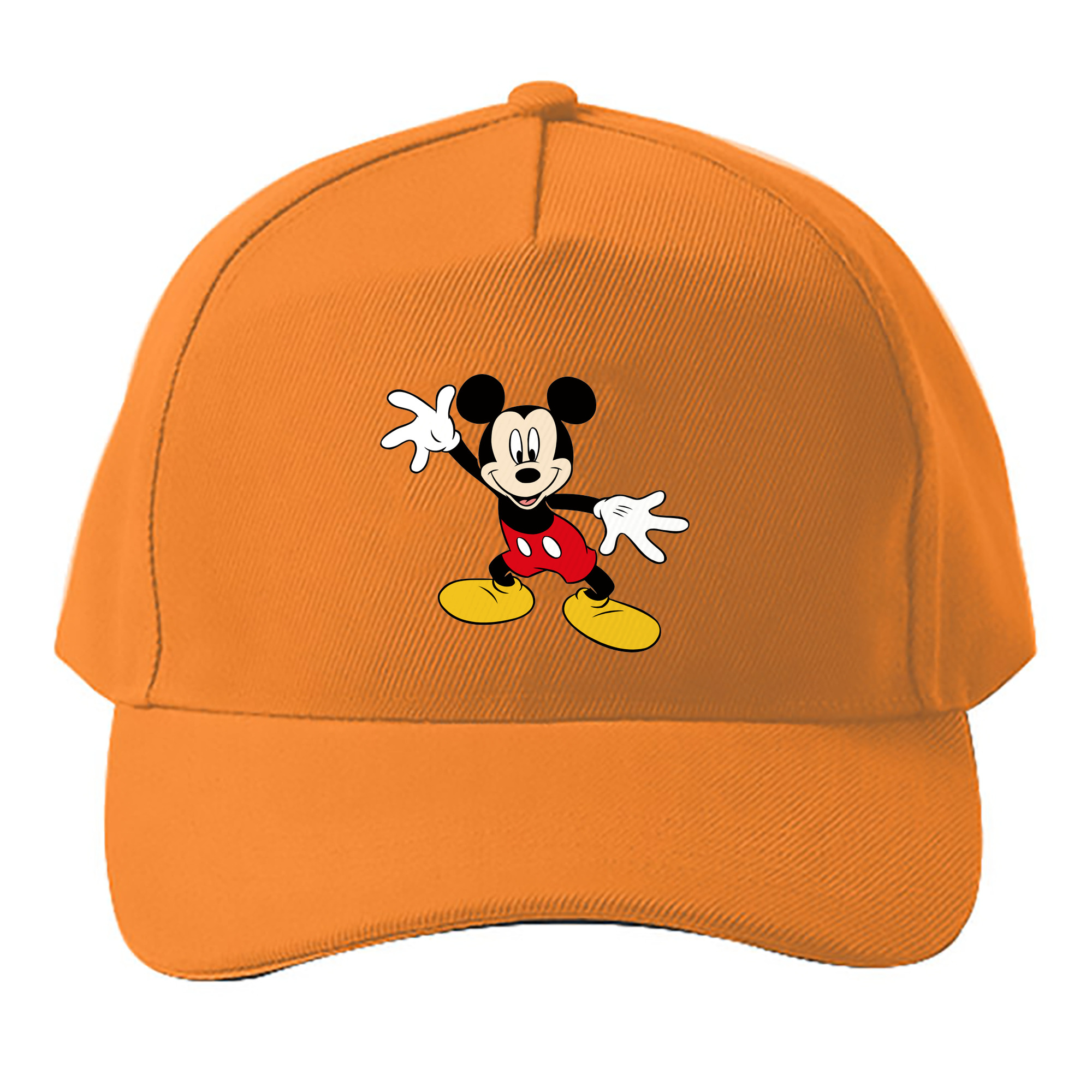 （画像用） ミッキーマウス Mickey Mouse ベースボールキャップ 綿100％ 男女兼用 帽子 スポーツ