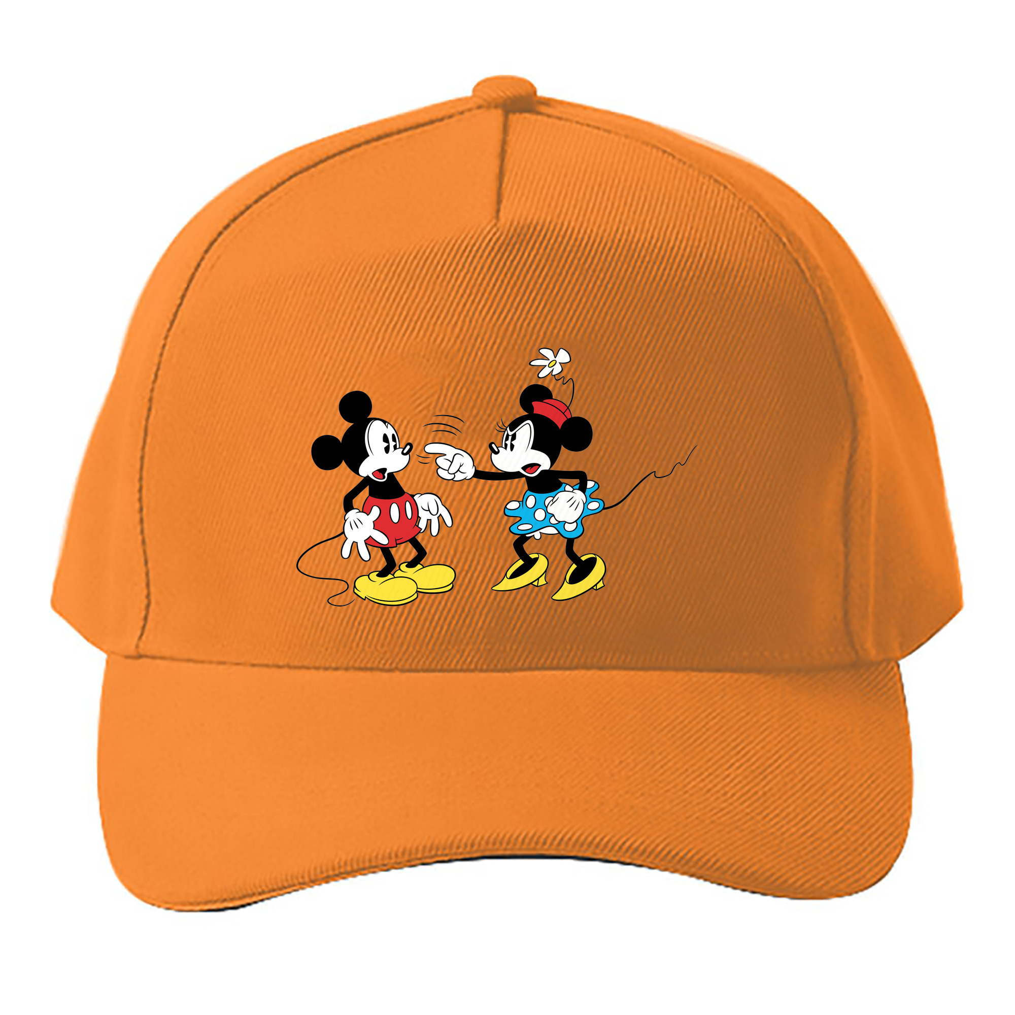 （画像用） ミッキーマウス Mickey Mouse ベースボールキャップ 綿100％ 男女兼用 帽子 スポーツ