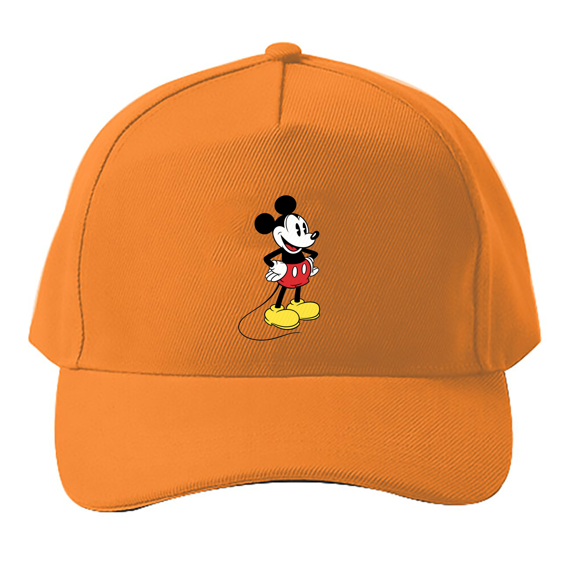 （画像用） ミッキーマウス Mickey Mouse ベースボールキャップ 綿100％ 男女兼用 帽子 スポーツ
