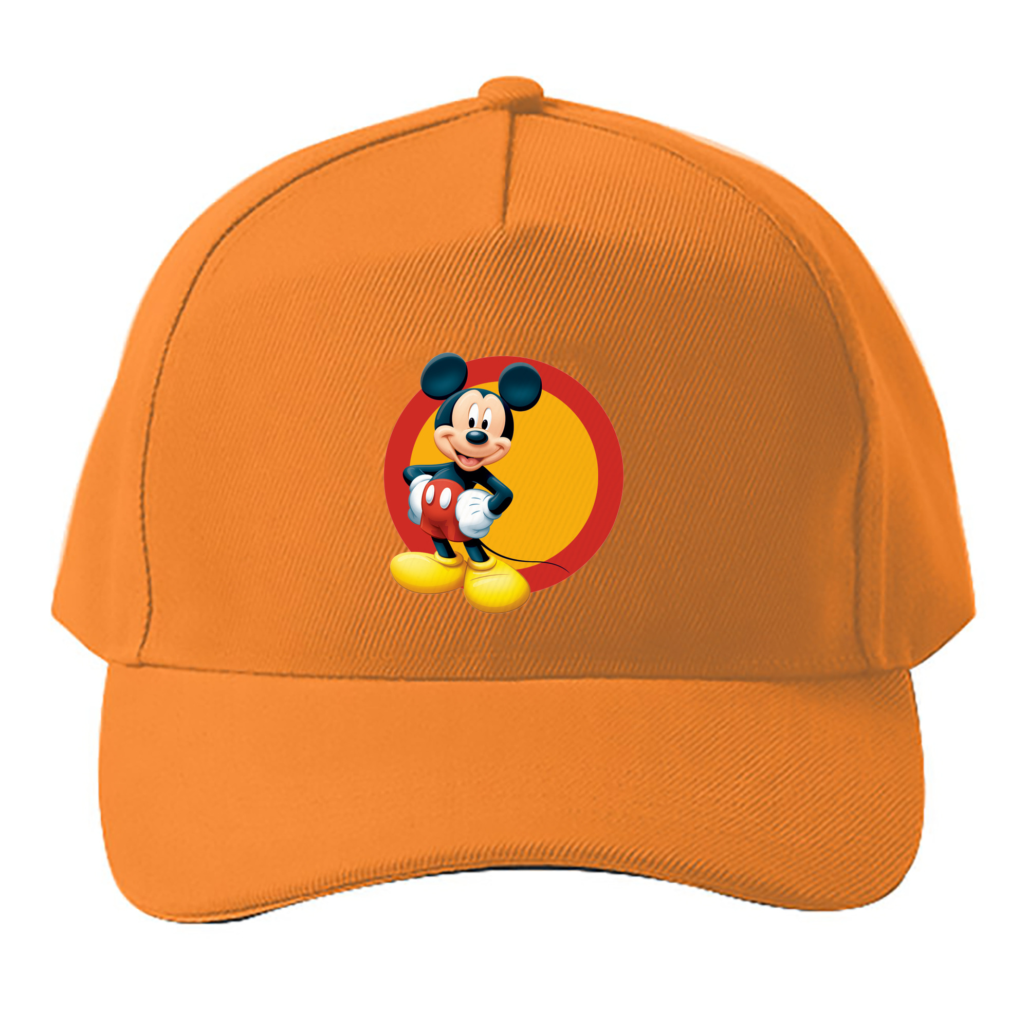 （画像用） ミッキーマウス Mickey Mouse ベースボールキャップ 綿100％ 男女兼用 帽子 スポーツ
