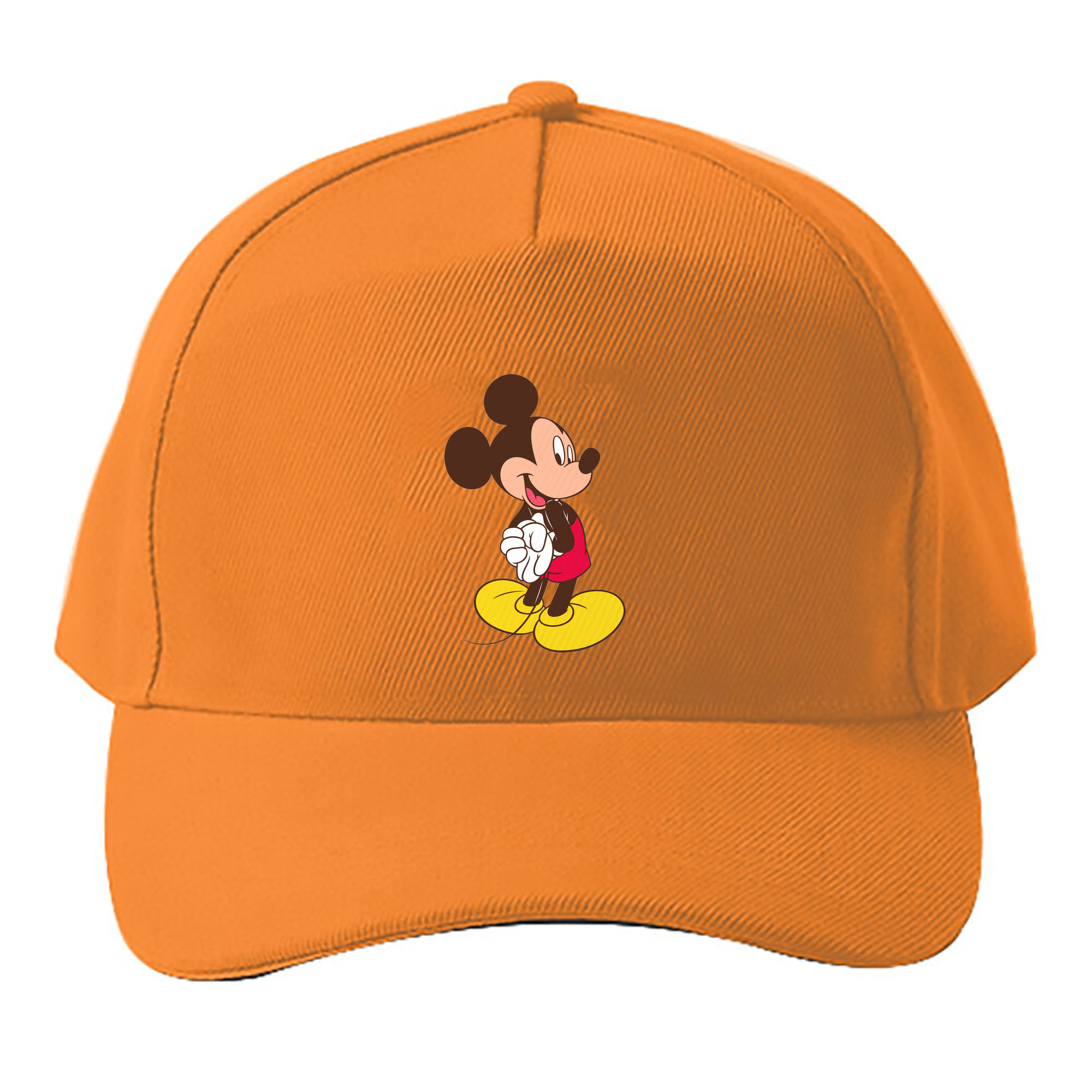 （画像用） ミッキーマウス Mickey Mouse ベースボールキャップ 綿100％ 男女兼用 帽子 スポーツ