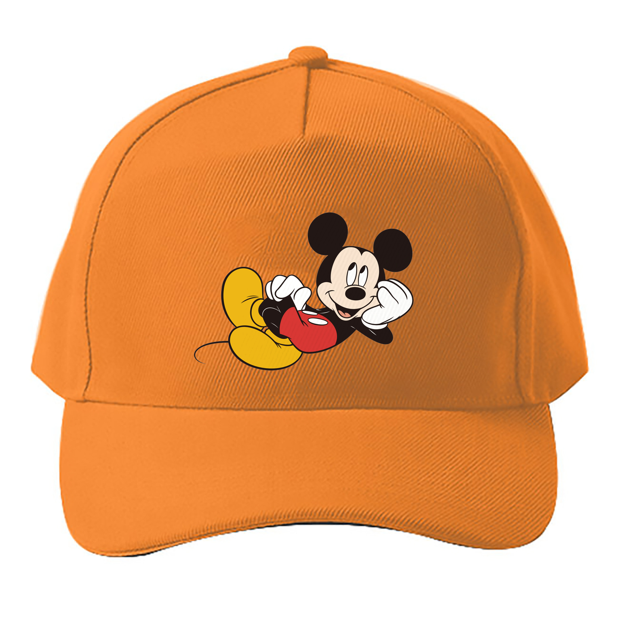 （画像用） ミッキーマウス Mickey Mouse ベースボールキャップ 綿100％ 男女兼用 帽子 スポーツ