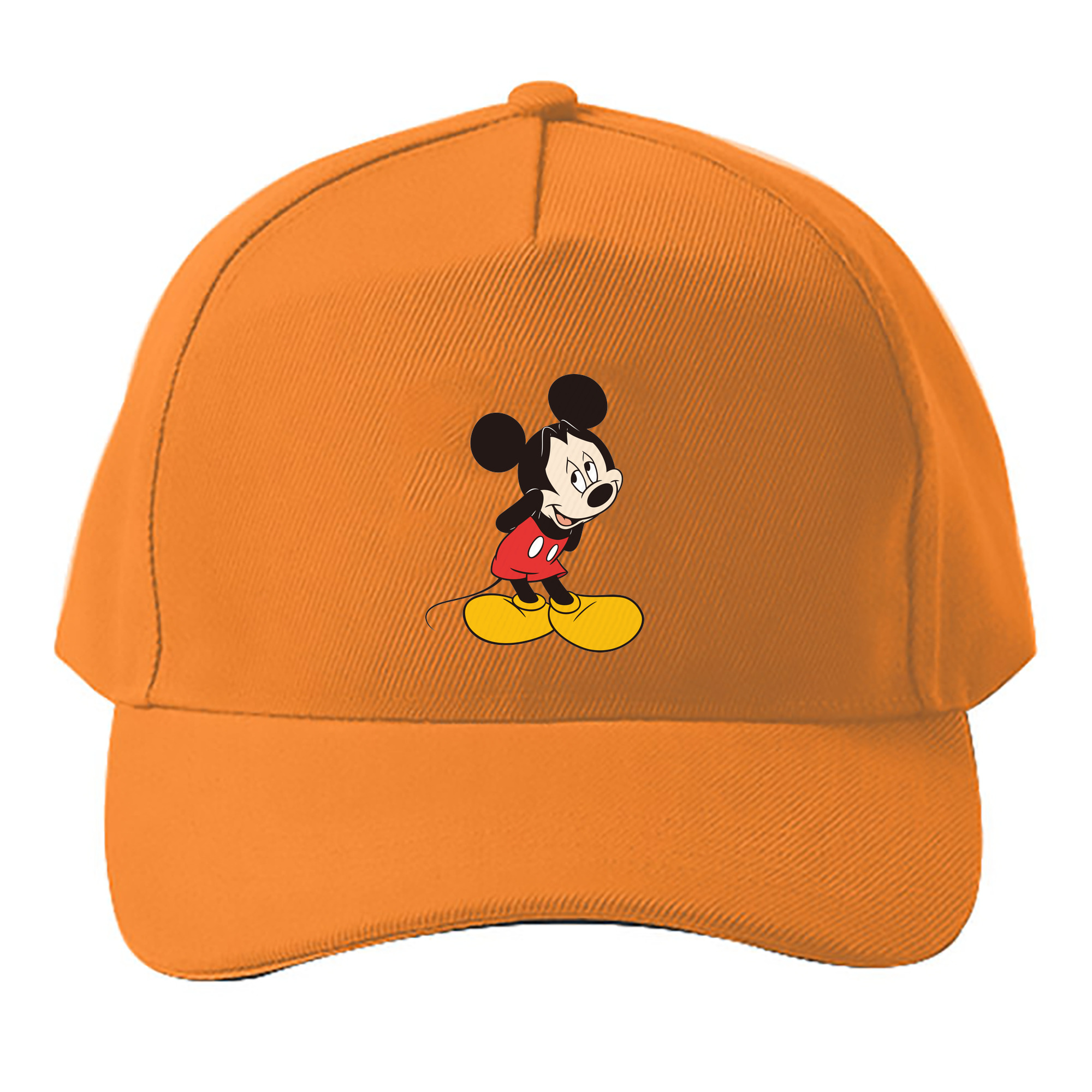 （画像用） ミッキーマウス Mickey Mouse ベースボールキャップ 綿100％ 男女兼用 帽子 スポーツ