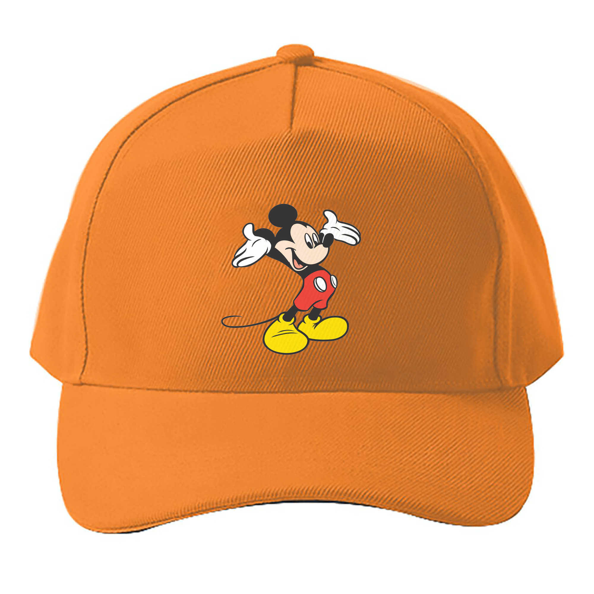 （画像用） ミッキーマウス Mickey Mouse ベースボールキャップ 綿100％ 男女兼用 帽子 スポーツ