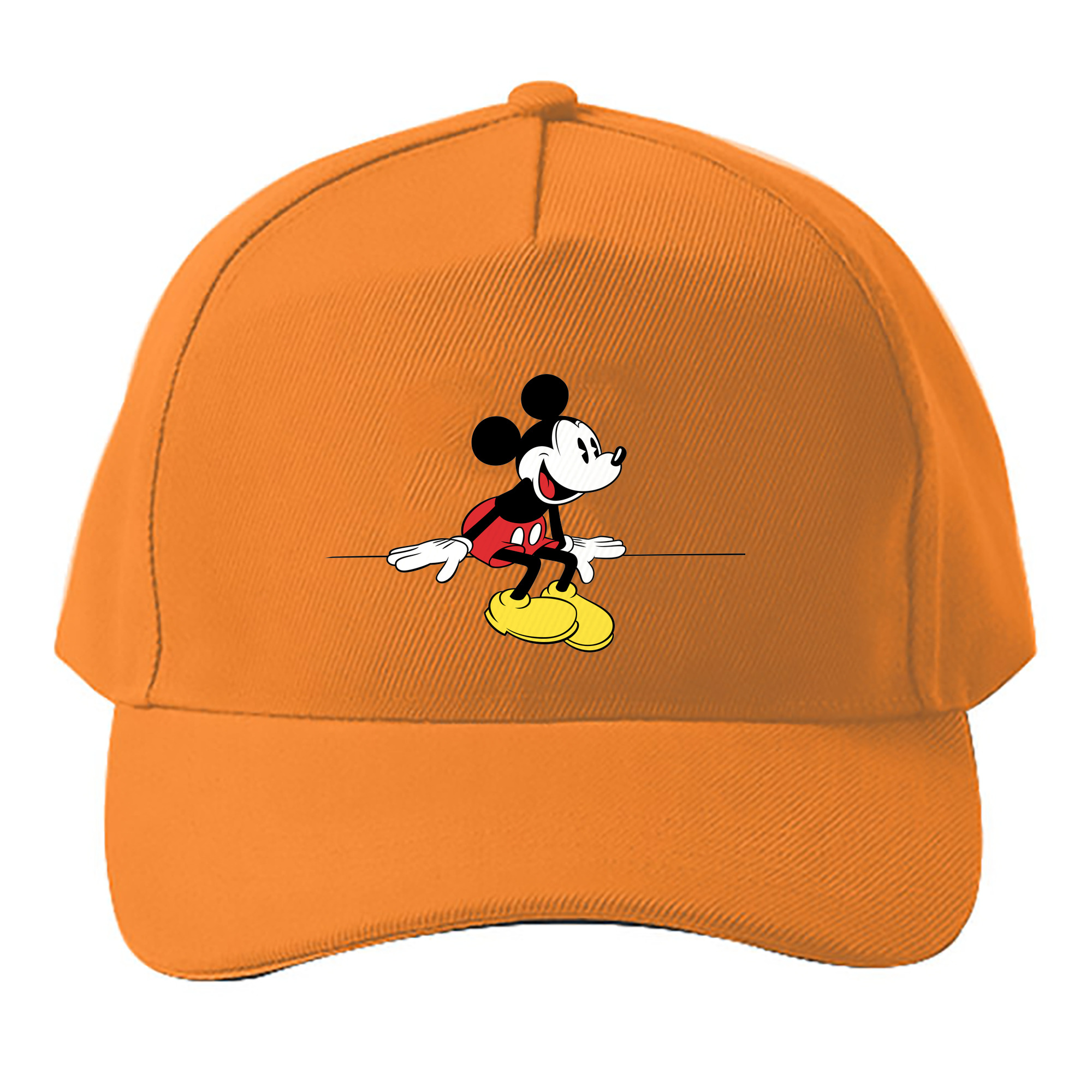 （画像用） ミッキーマウス Mickey Mouse ベースボールキャップ 綿100％ 男女兼用 帽子 スポーツ