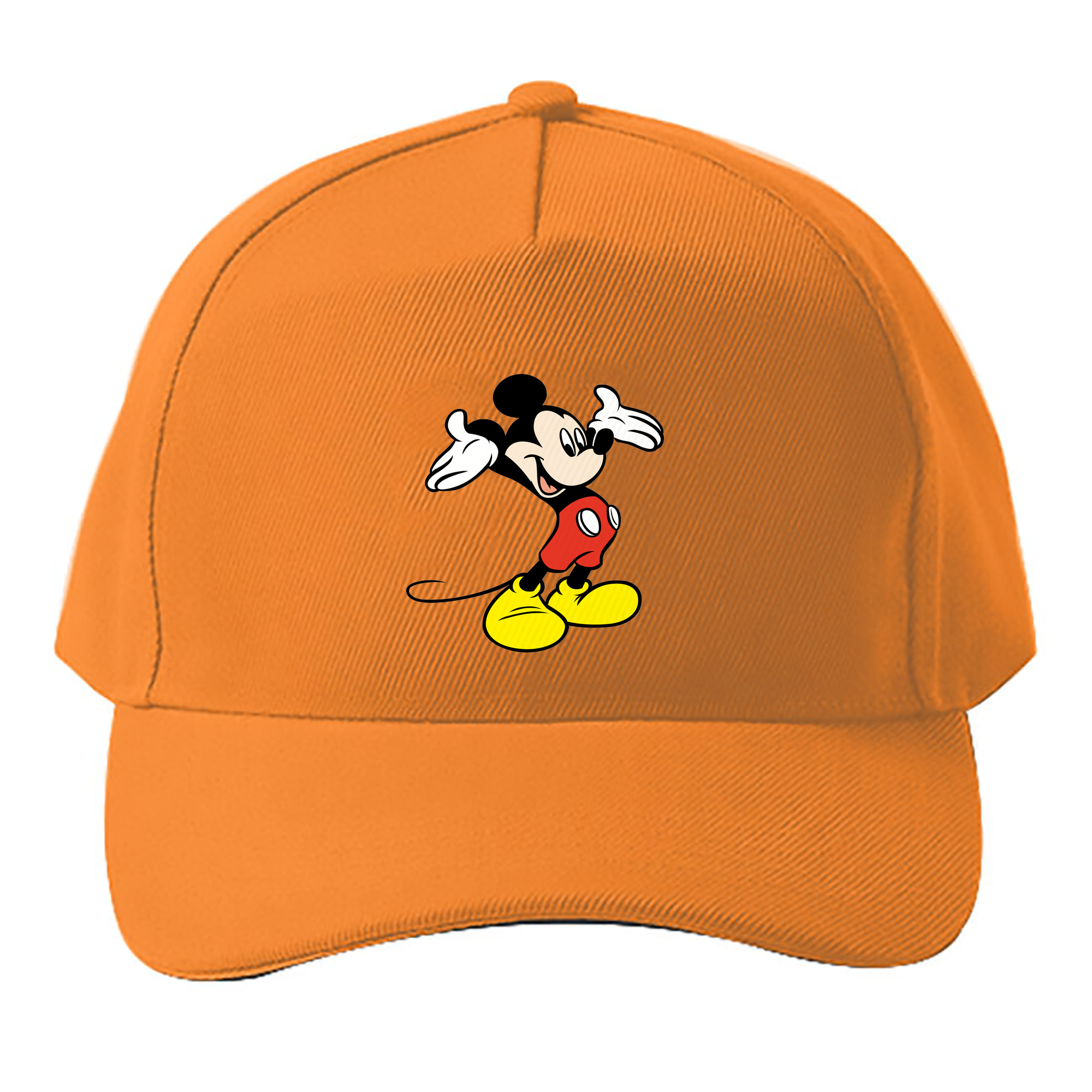 （画像用） ミッキーマウス Mickey Mouse ベースボールキャップ 綿100％ 男女兼用 帽子 スポーツ