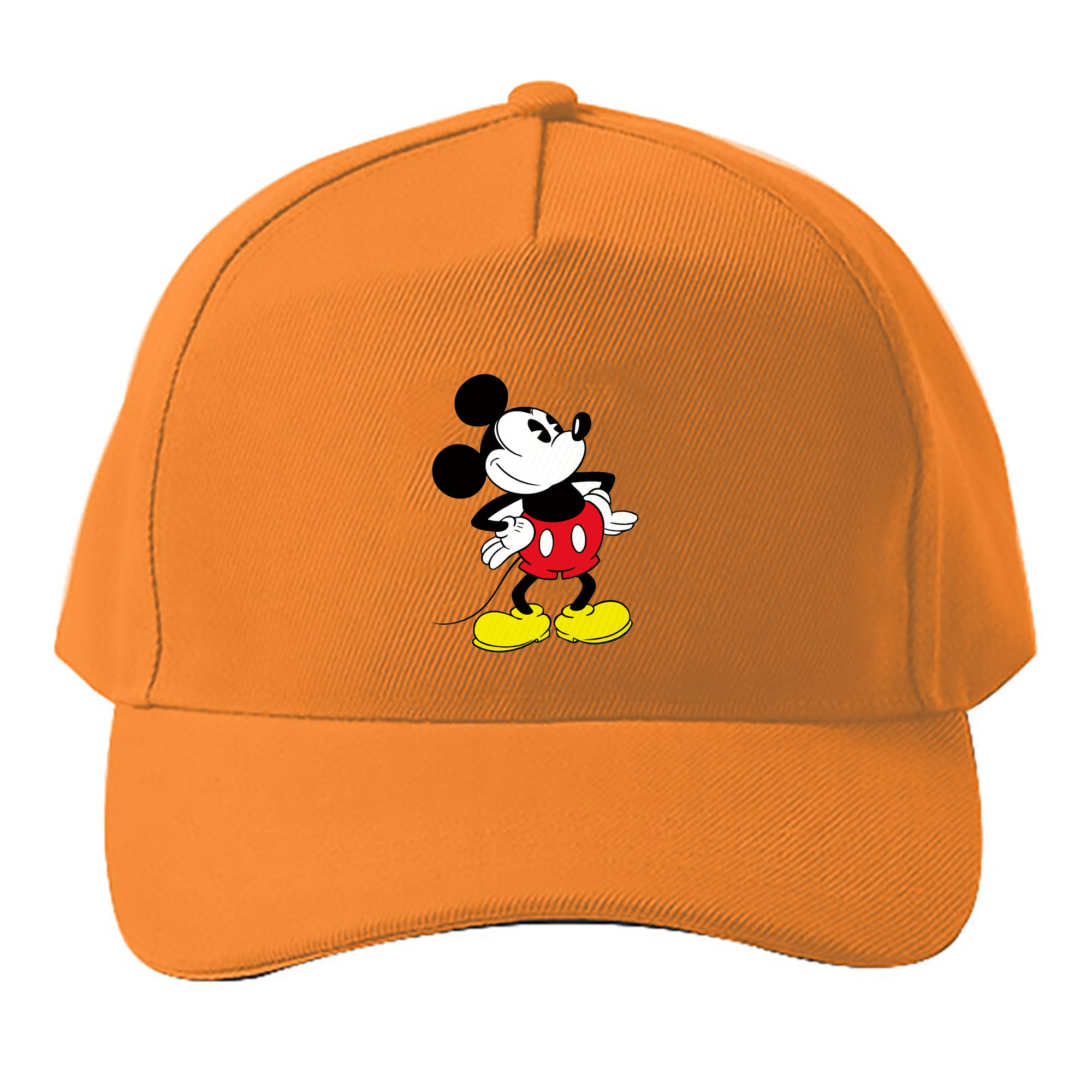 （画像用） ミッキーマウス Mickey Mouse ベースボールキャップ 綿100％ 男女兼用 帽子 スポーツ
