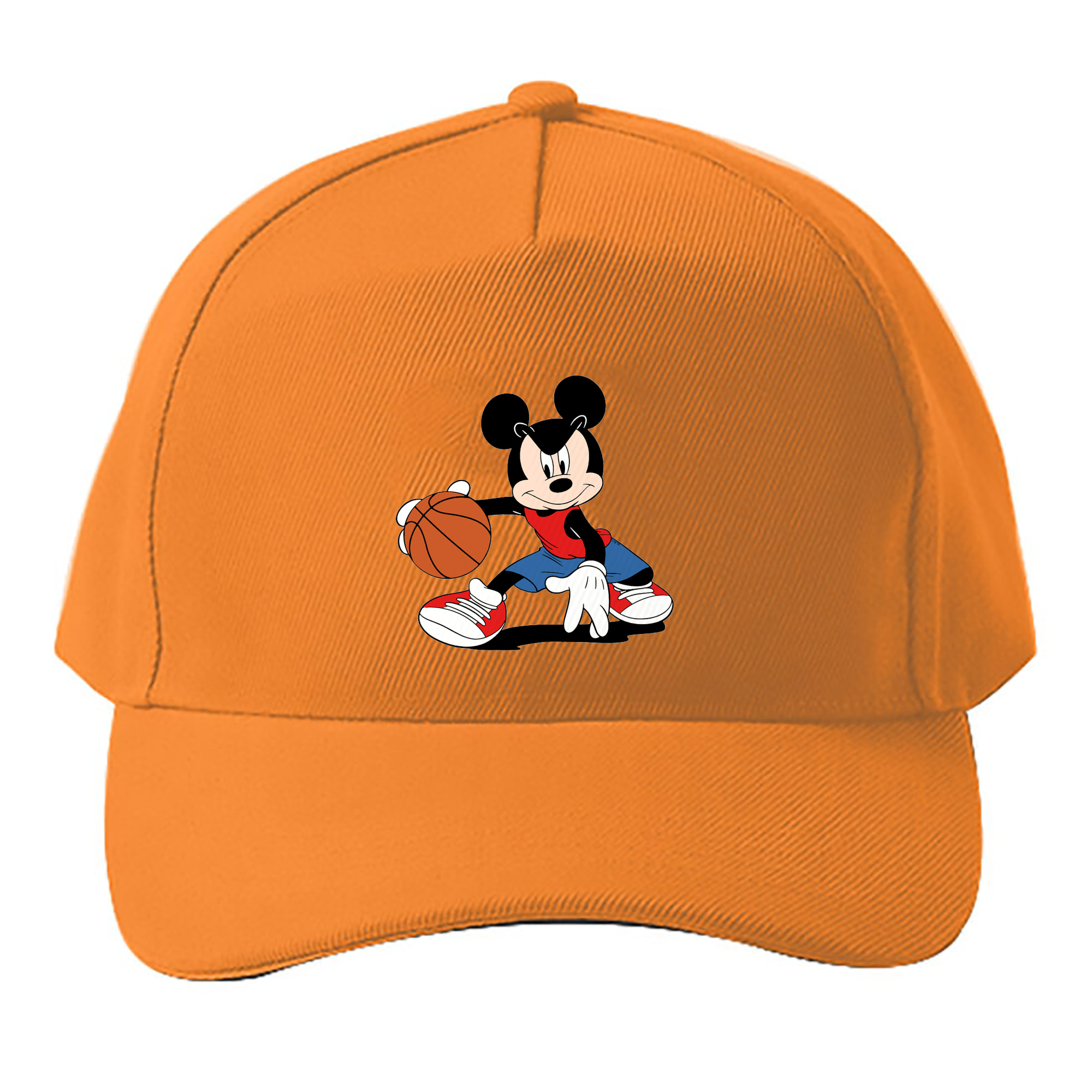 （画像用） ミッキーマウス Mickey Mouse ベースボールキャップ 綿100％ 男女兼用 帽子 スポーツ