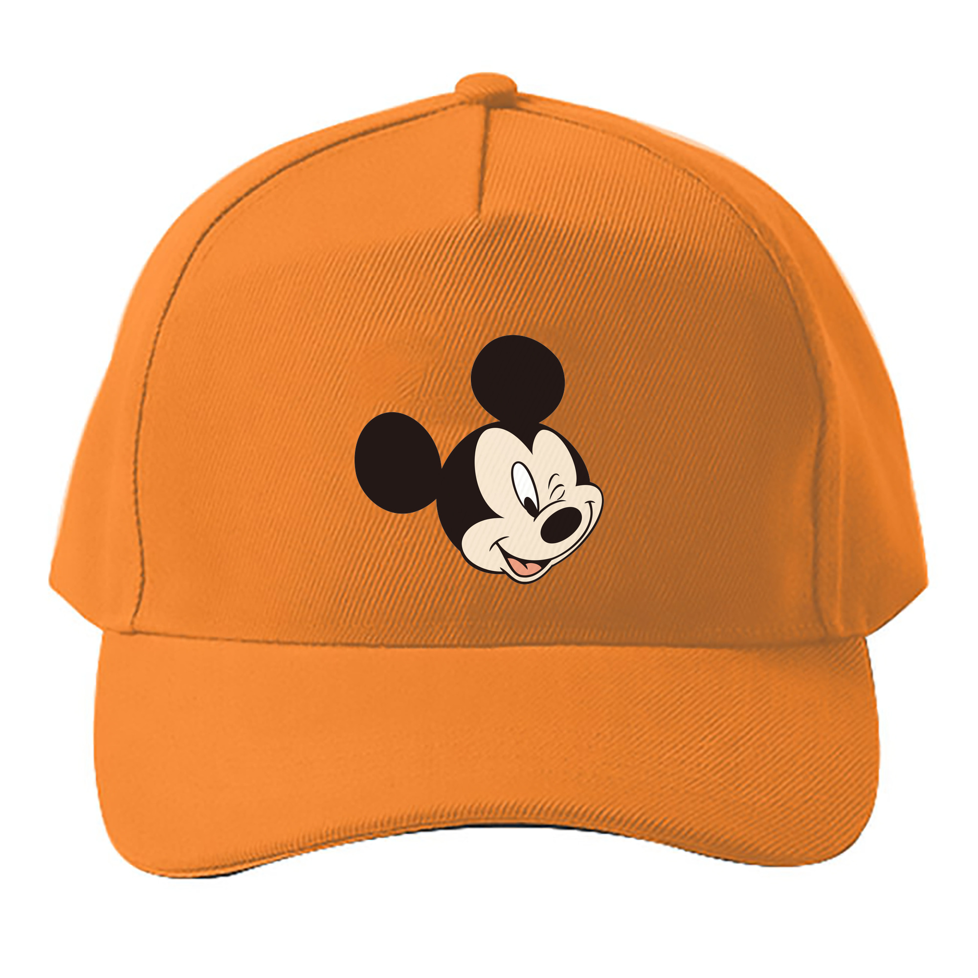 （画像用） ミッキーマウス Mickey Mouse ベースボールキャップ 綿100％ 男女兼用 帽子 スポーツ