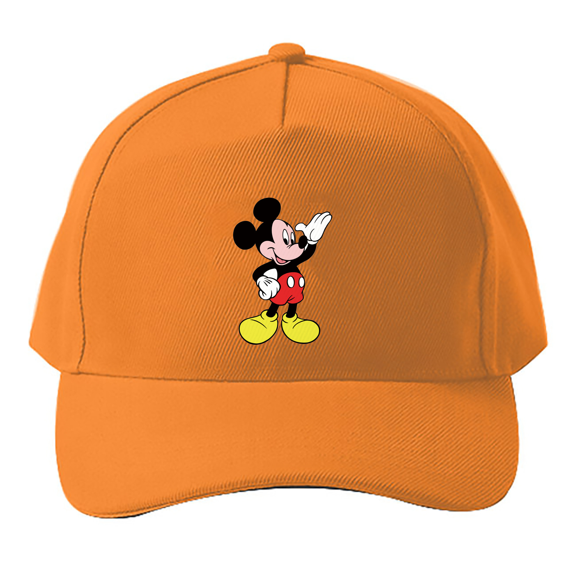 （画像用） ミッキーマウス Mickey Mouse ベースボールキャップ 綿100％ 男女兼用 帽子 スポーツ
